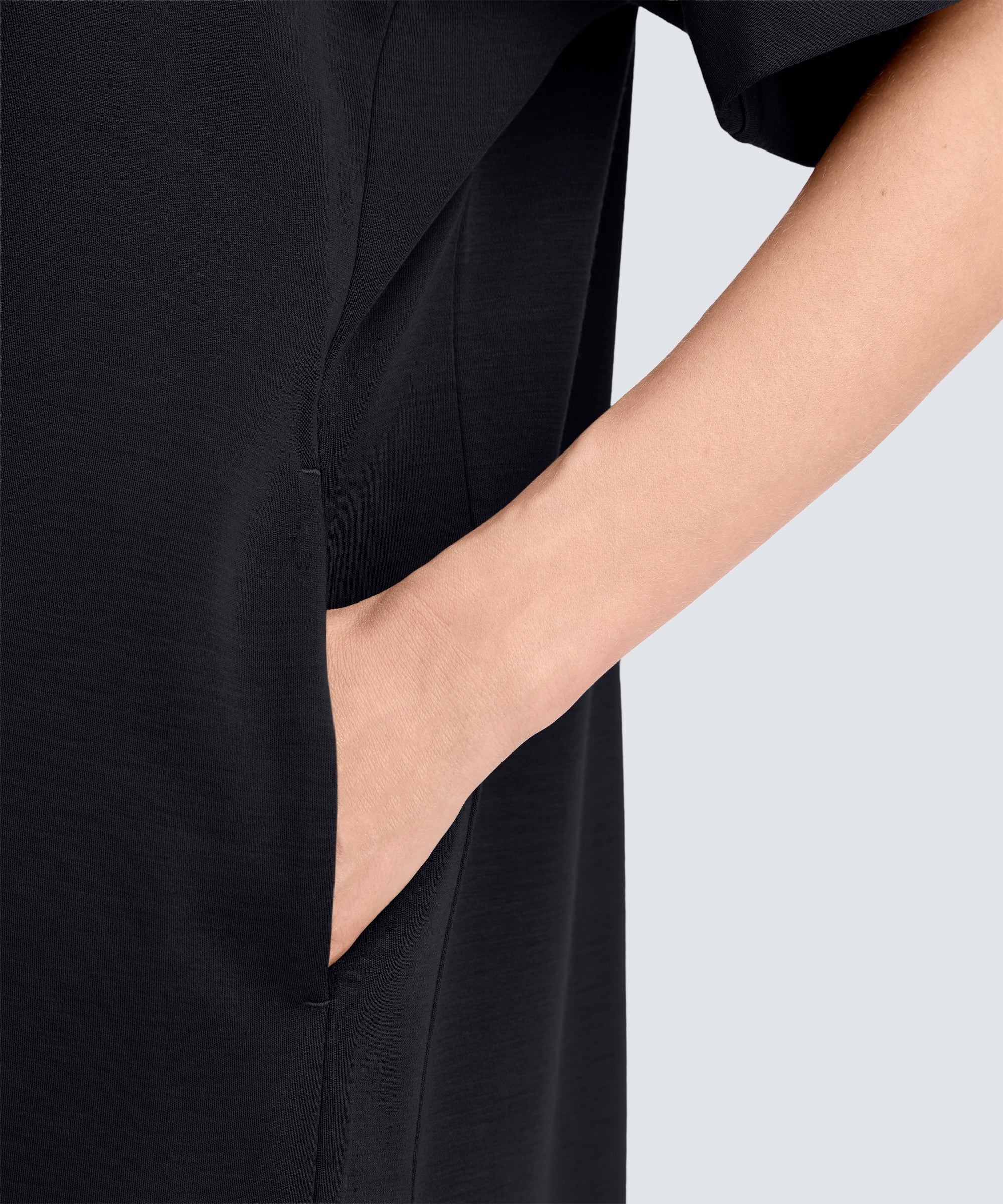Women's Merino Boatneck T-Shirt Dress