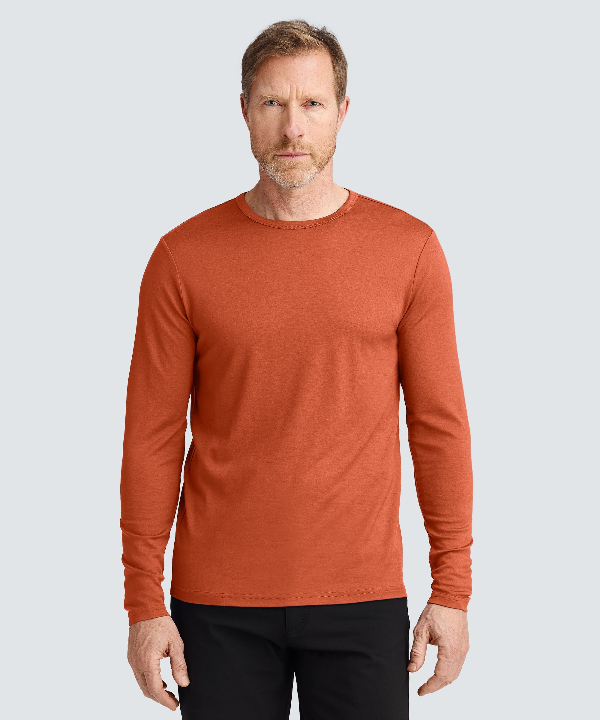 Men's Long Sleeve Merino Crew