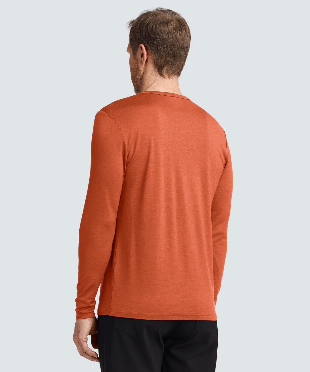 Men's Long Sleeve Merino Crew