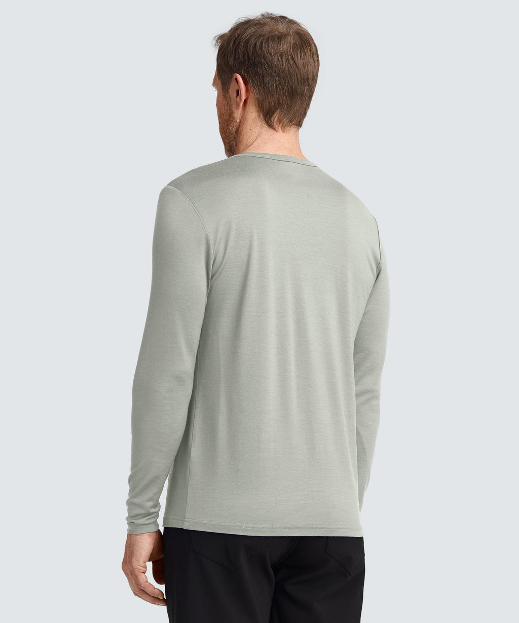 Men's Long Sleeve Merino Crew