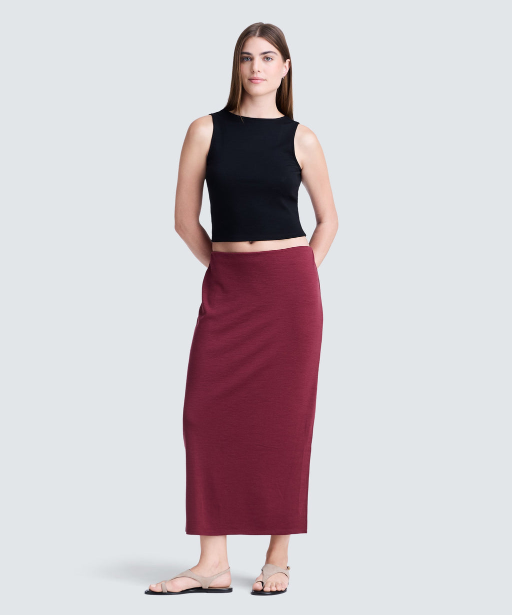 Women's Merino Cropped Tank