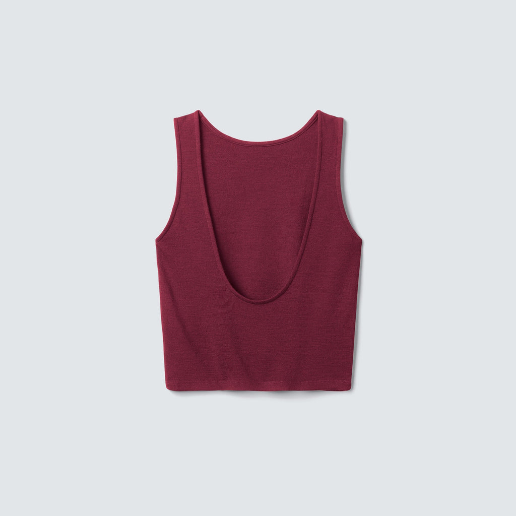 Women's Merino Cropped Tank