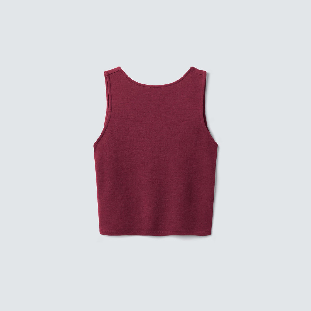 Women's Merino Cropped Tank