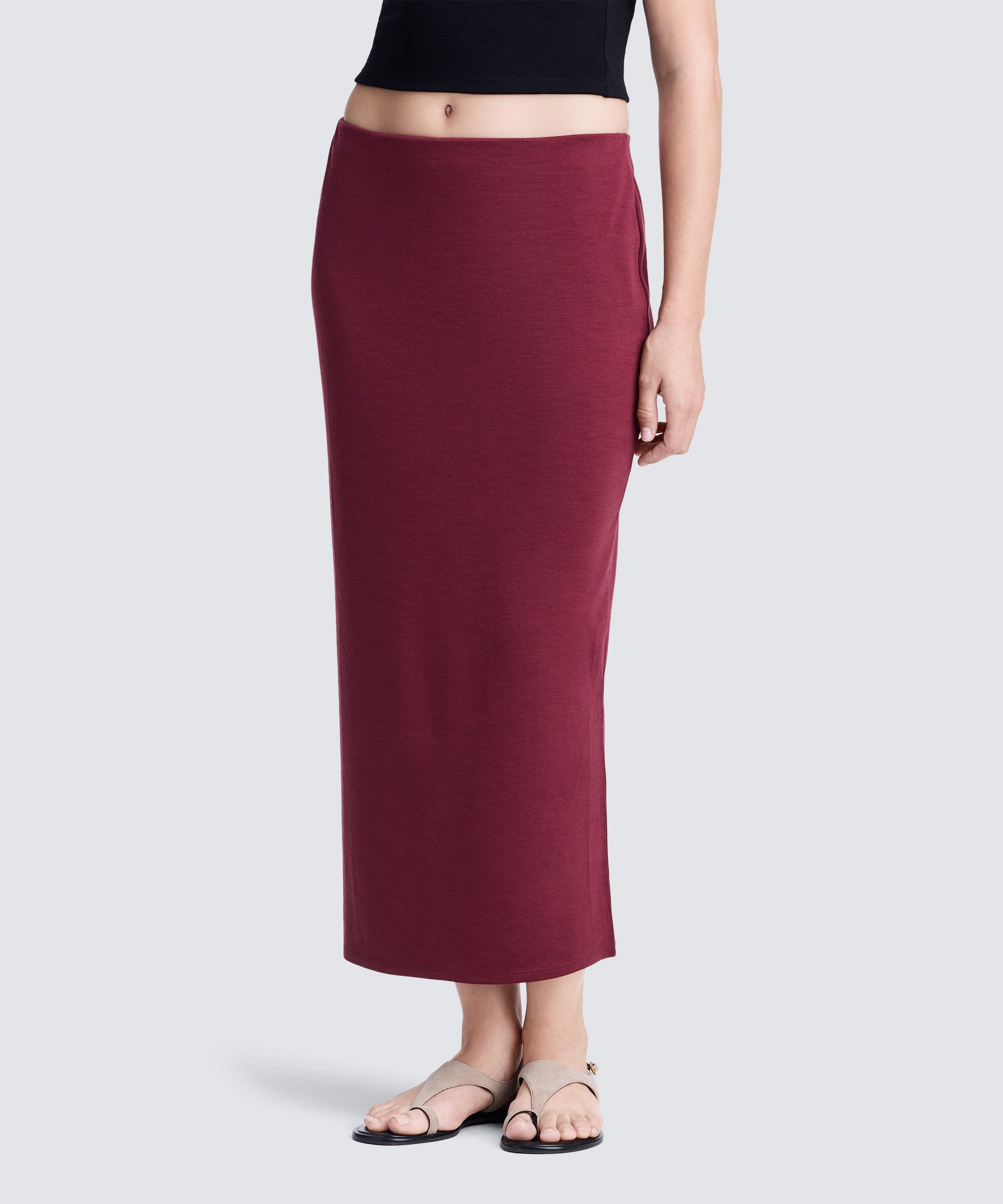 Women's Merino Maxi Skirt