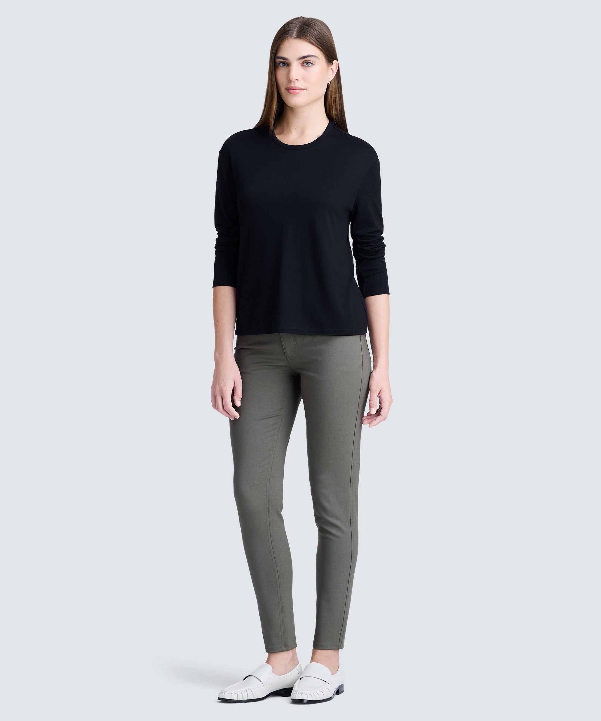 Women's Relaxed Long Sleeve Merino Crew