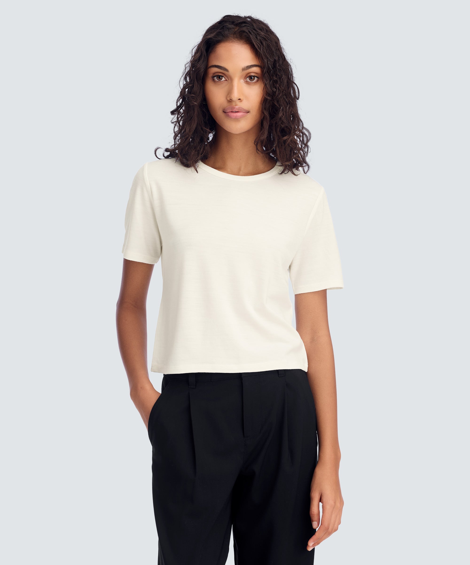 Women's Merino Boxy Tee