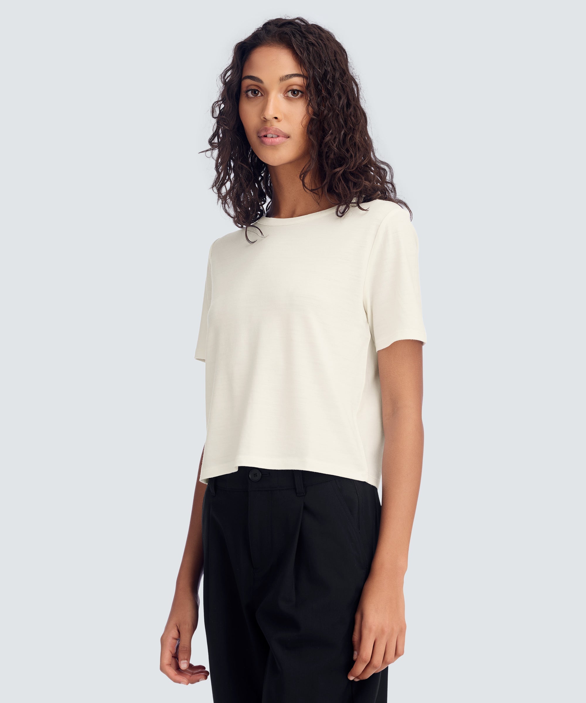 Women's Merino Boxy Tee