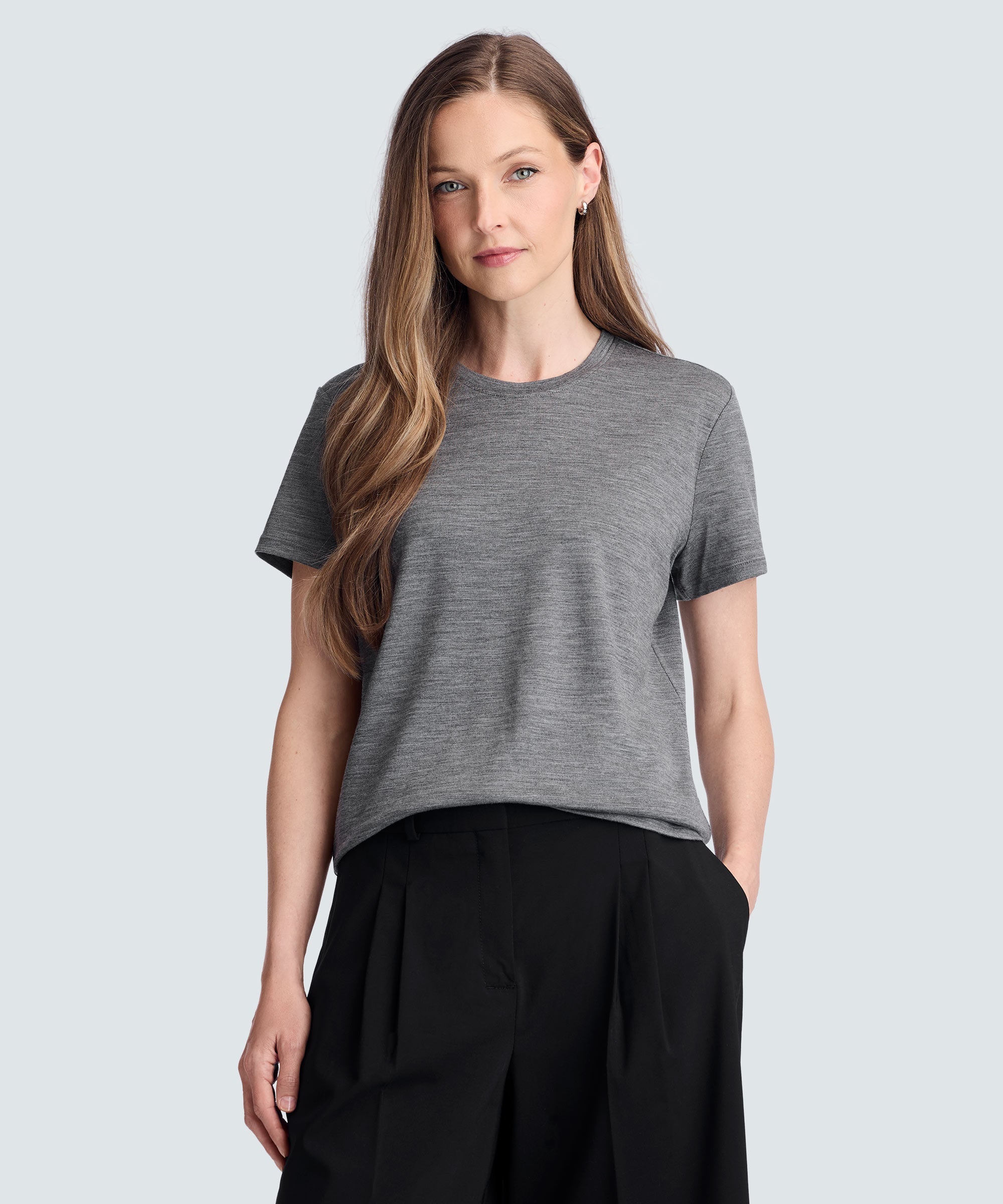 Women's Merino Crew Neck T-Shirt