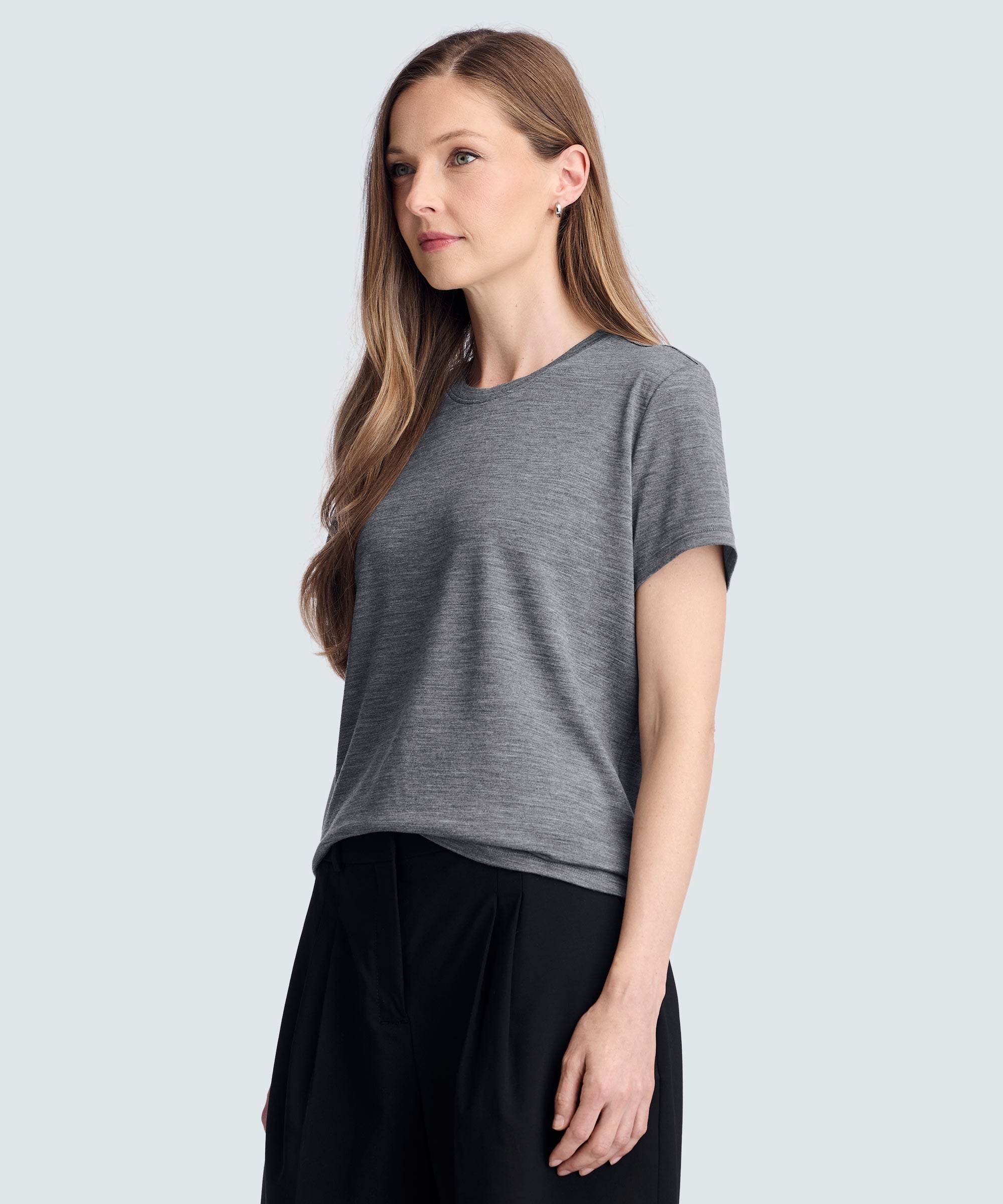 Women's Merino Crew Neck T-Shirt