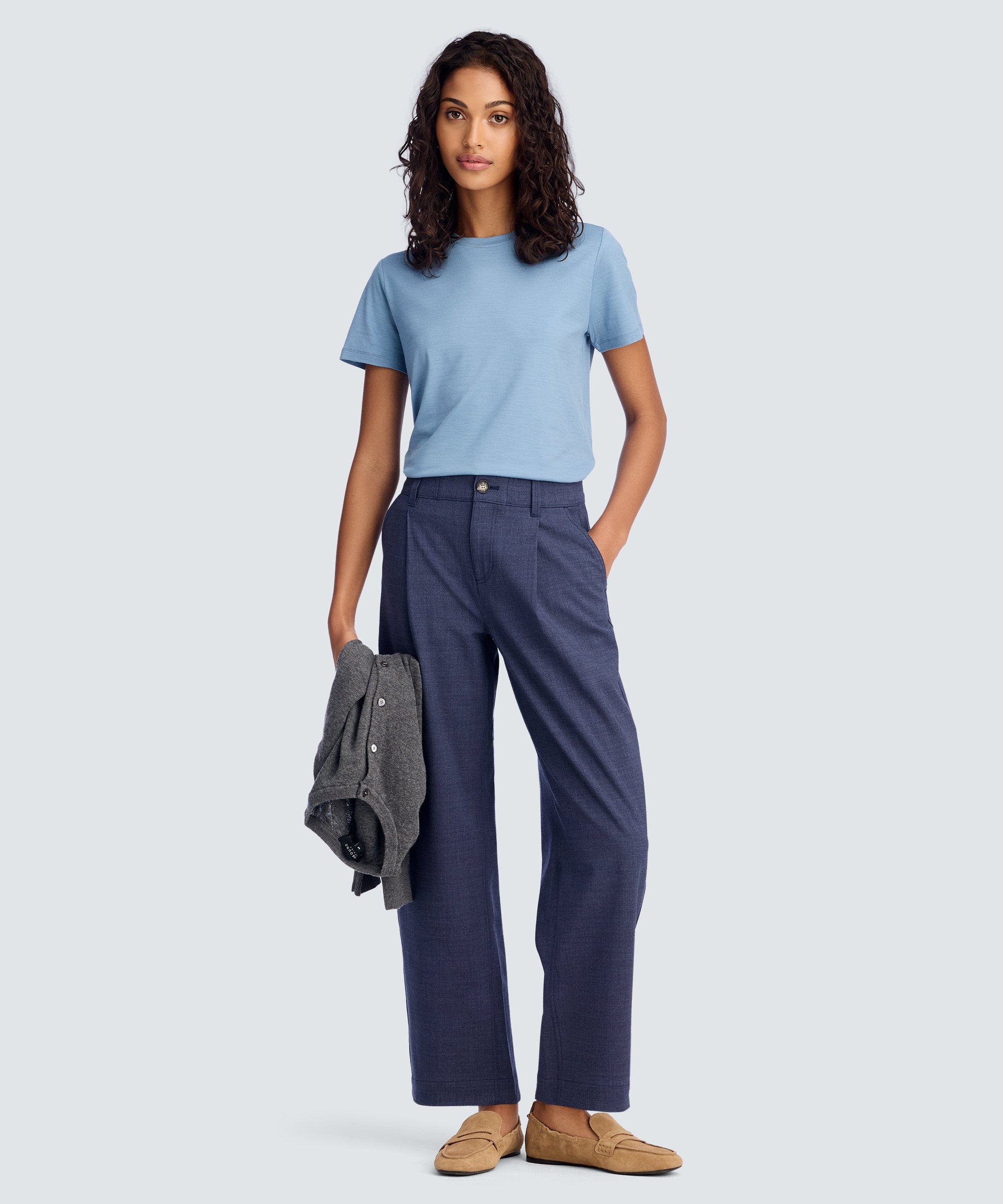 Women's Merino Crew Neck T-Shirt