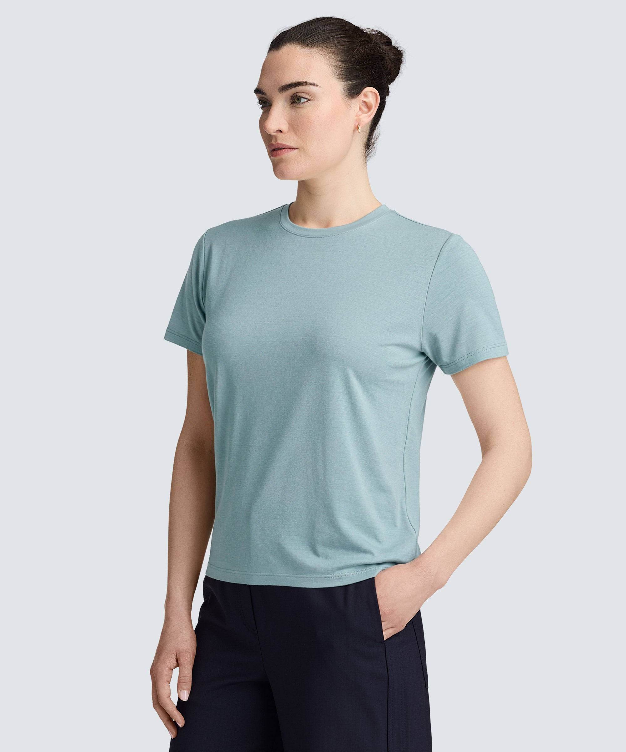 Women's Merino Crew Neck T-Shirt