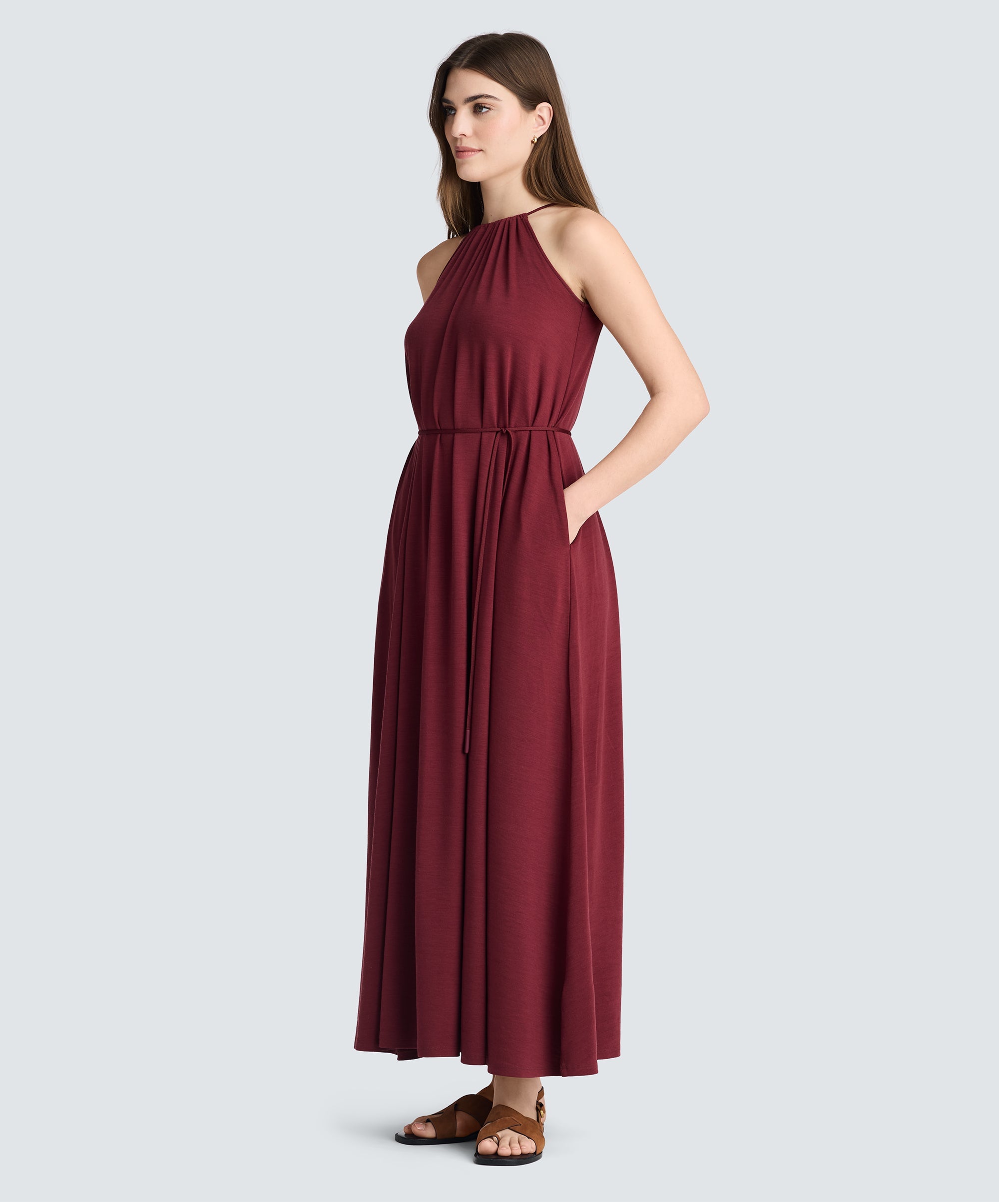 Women's Merino Halter Dress