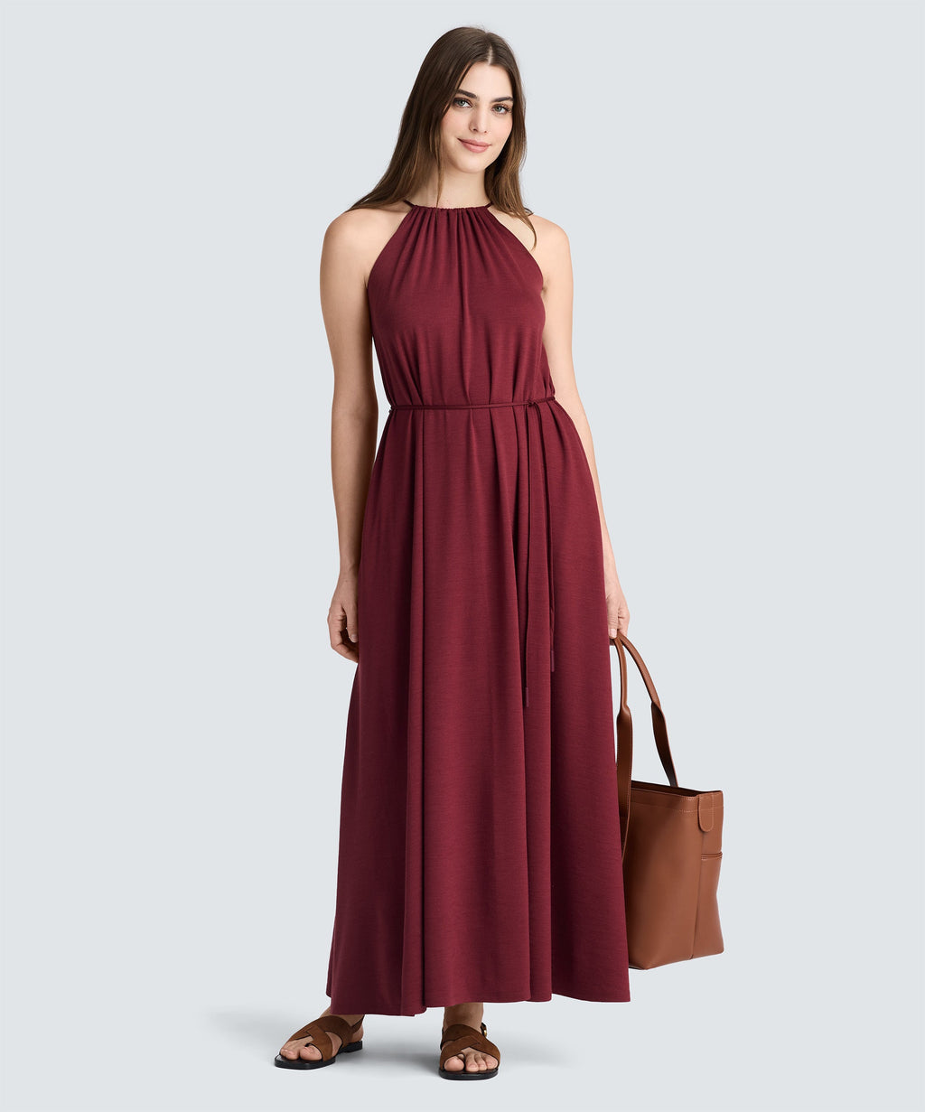 Women's Merino Halter Dress