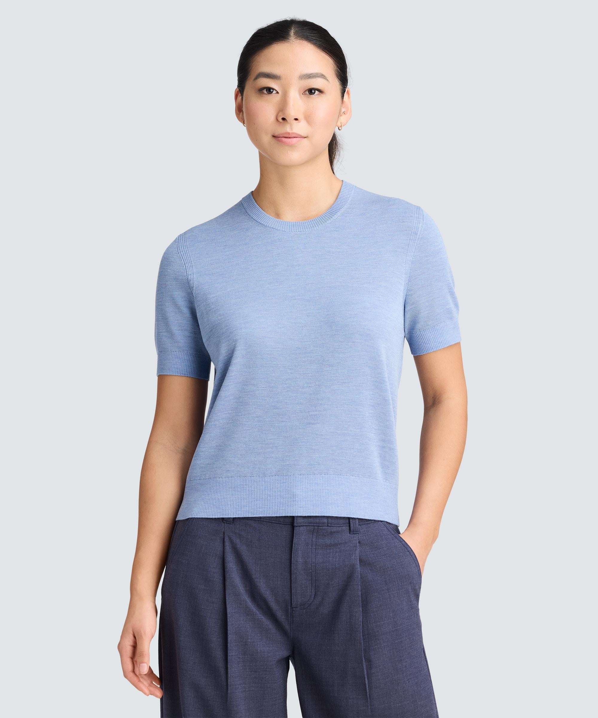 Women's Fine Knit Merino T-Shirt