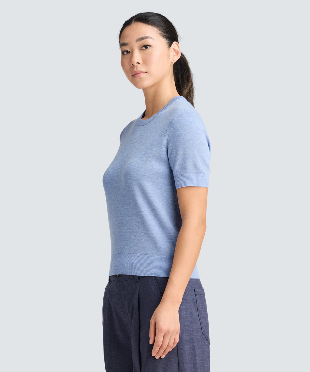 Women's Fine Knit Merino T-Shirt