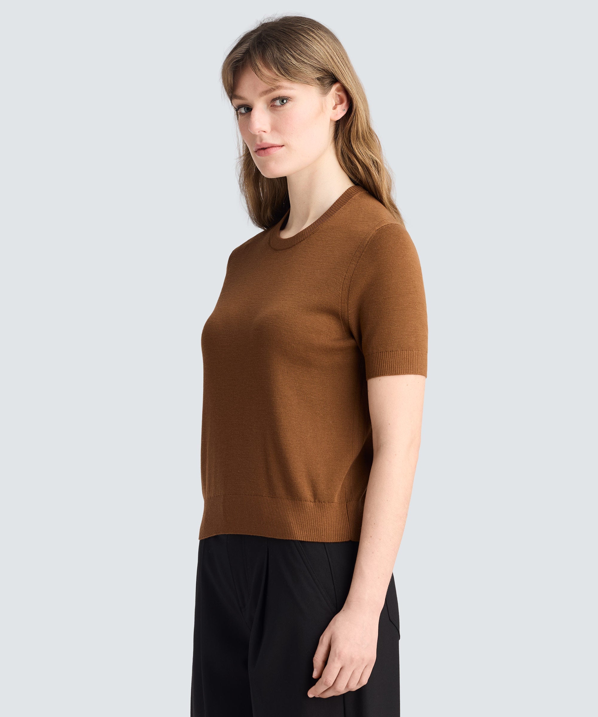 Women's Fine Knit Merino T-Shirt