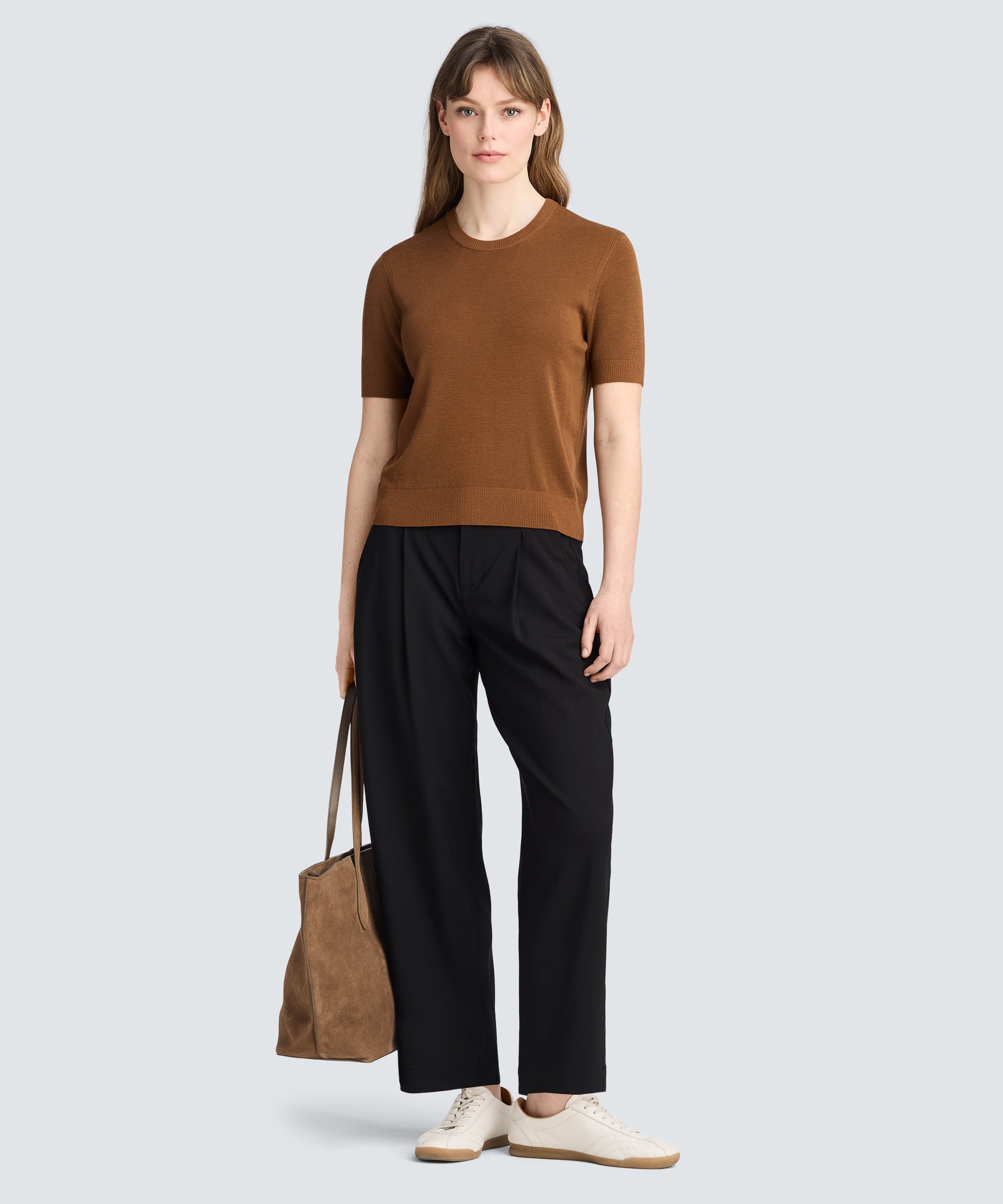 Women's Fine Knit Merino T-Shirt