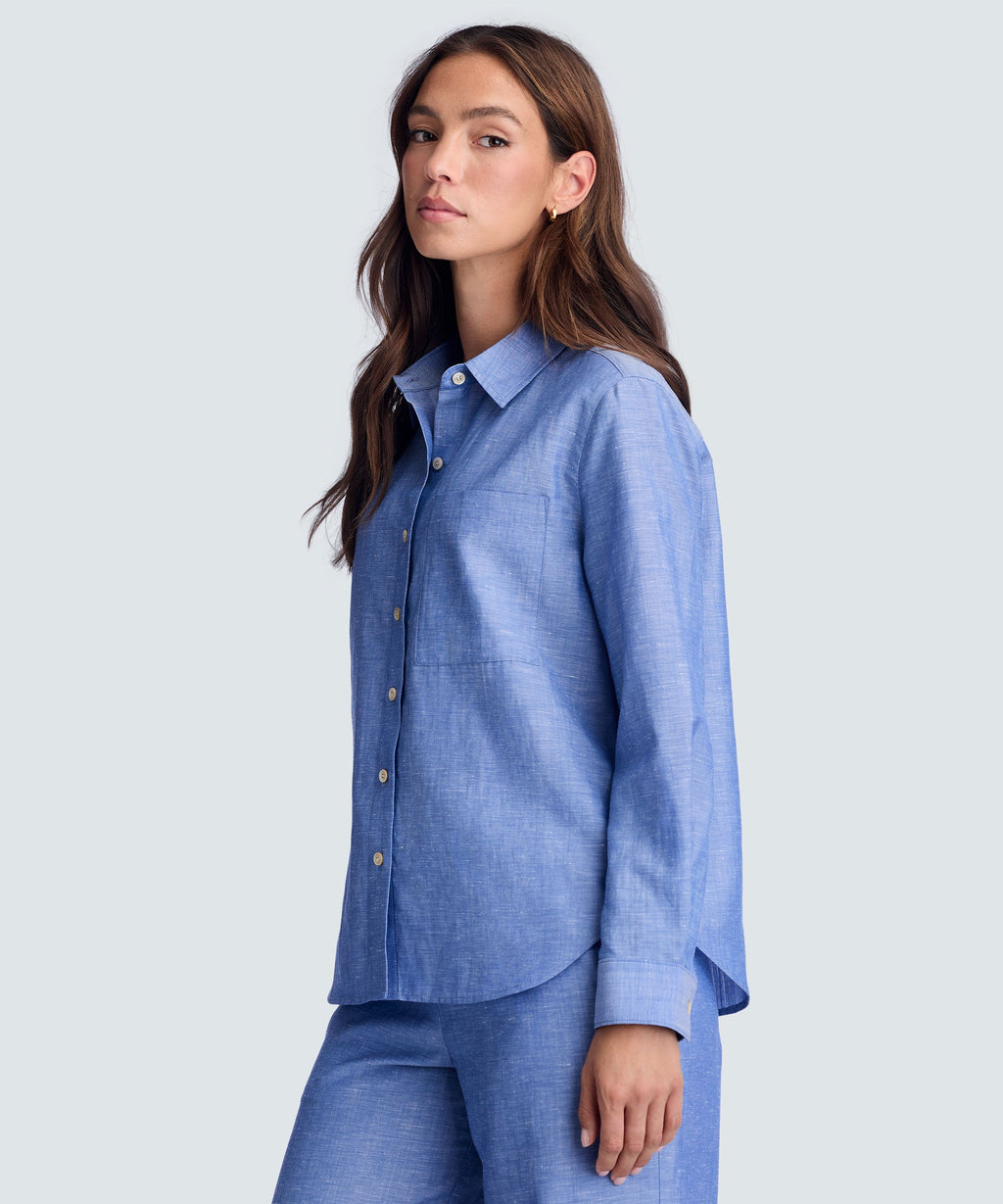 Women's Merino Linen Shirt