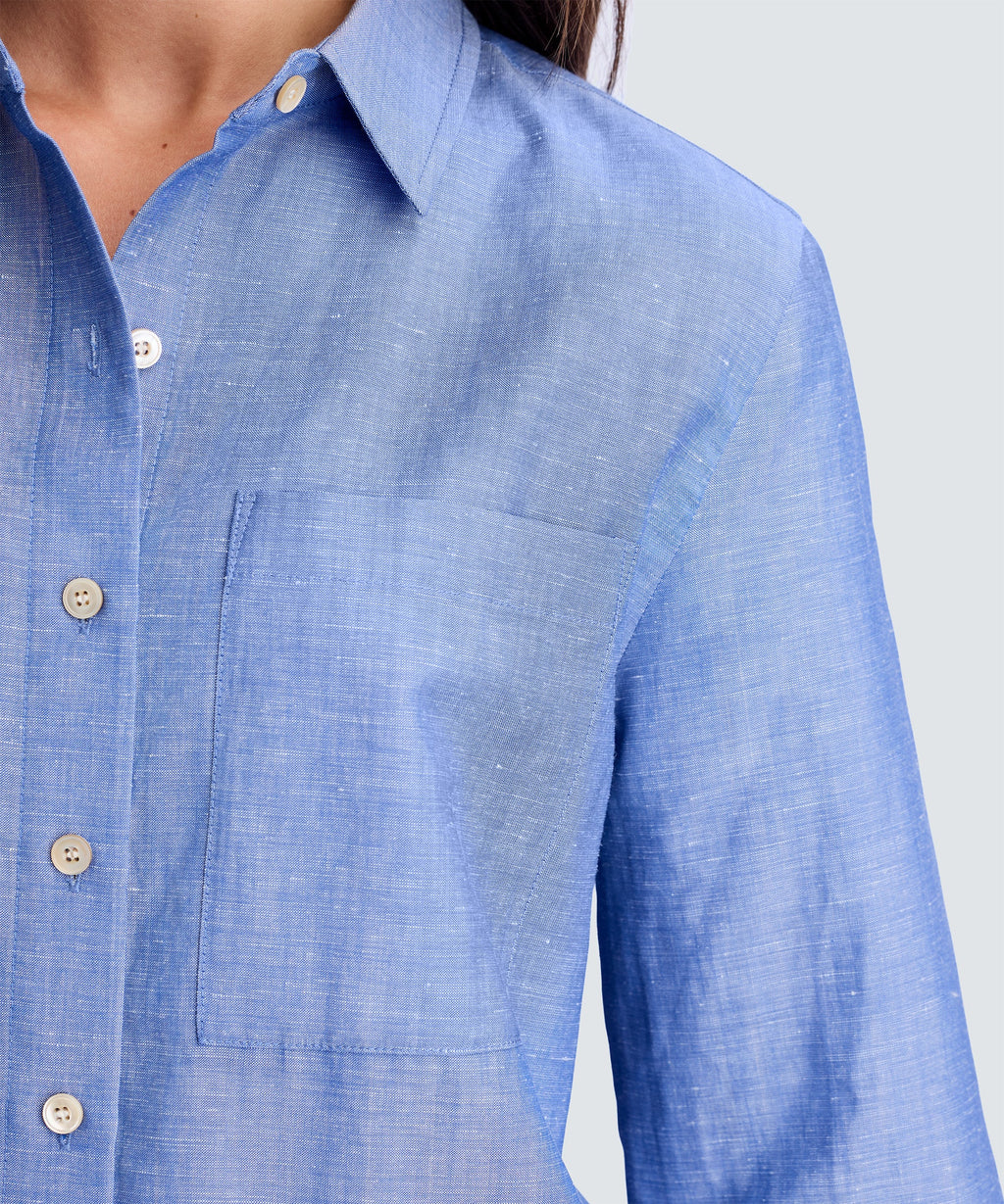 Women's Merino Linen Shirt