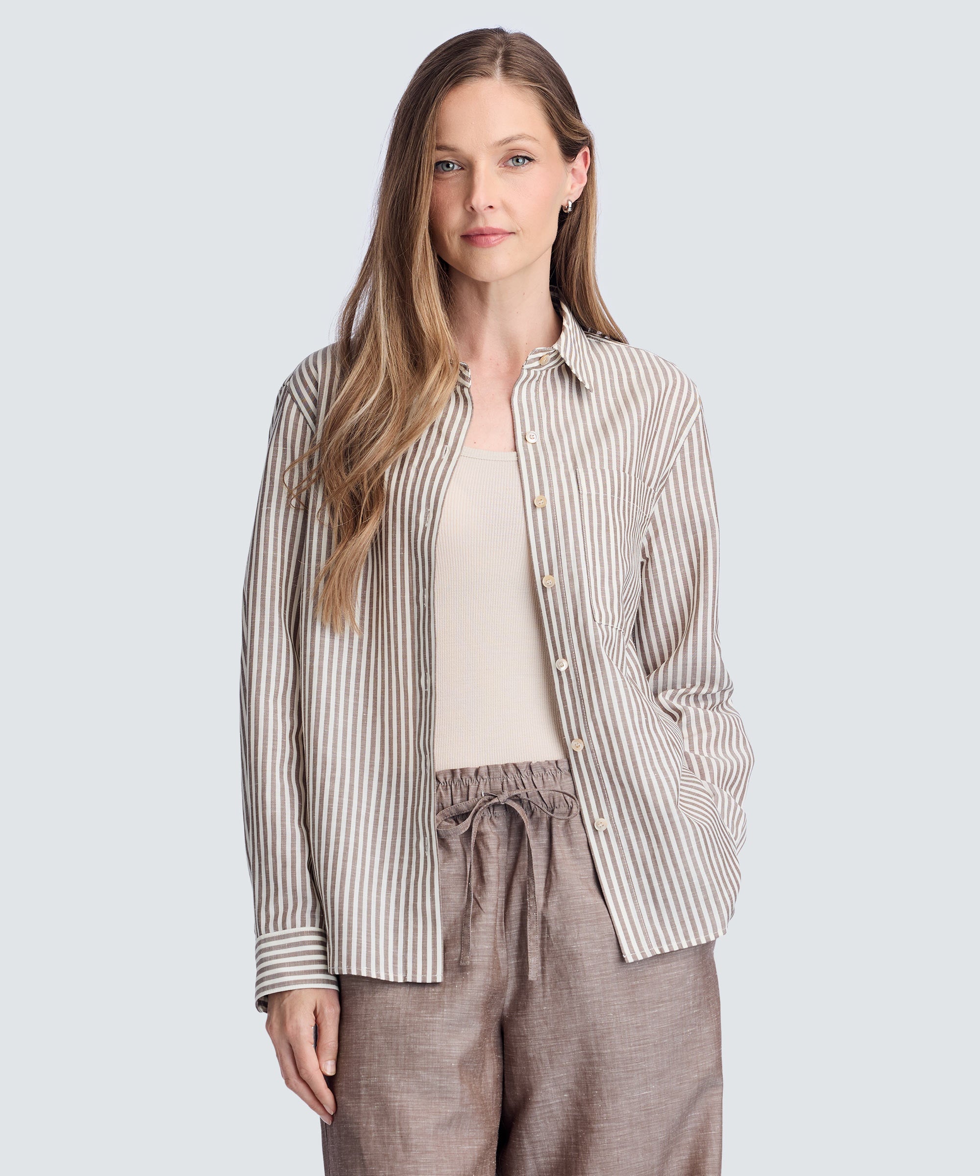 Women's Merino Linen Shirt