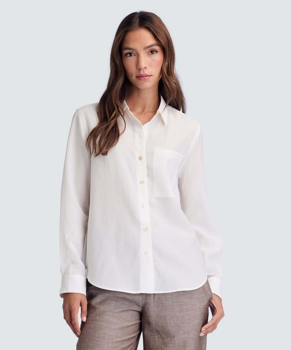 Women's Merino Linen Shirt