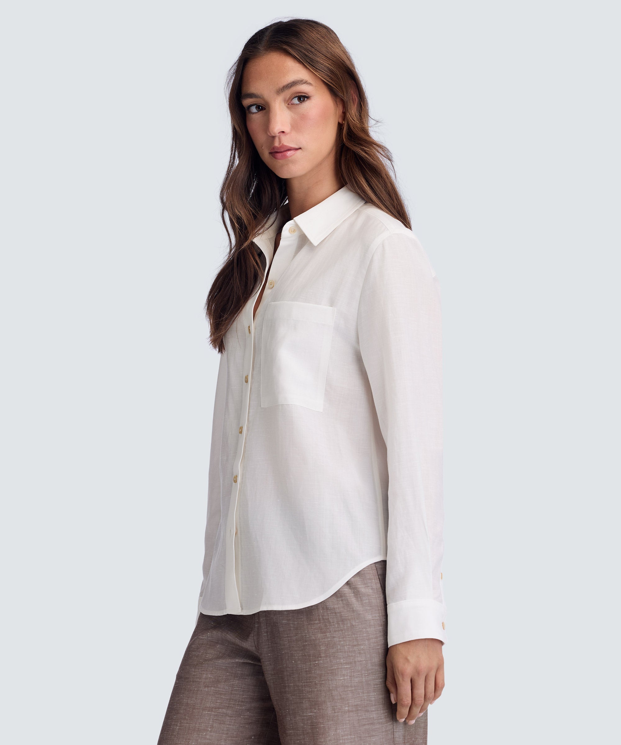Women's Merino Linen Shirt