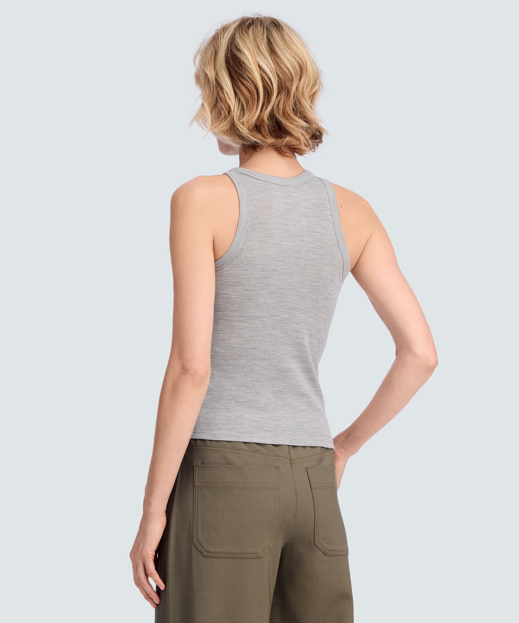 Women's Merino Rib Racer Tank