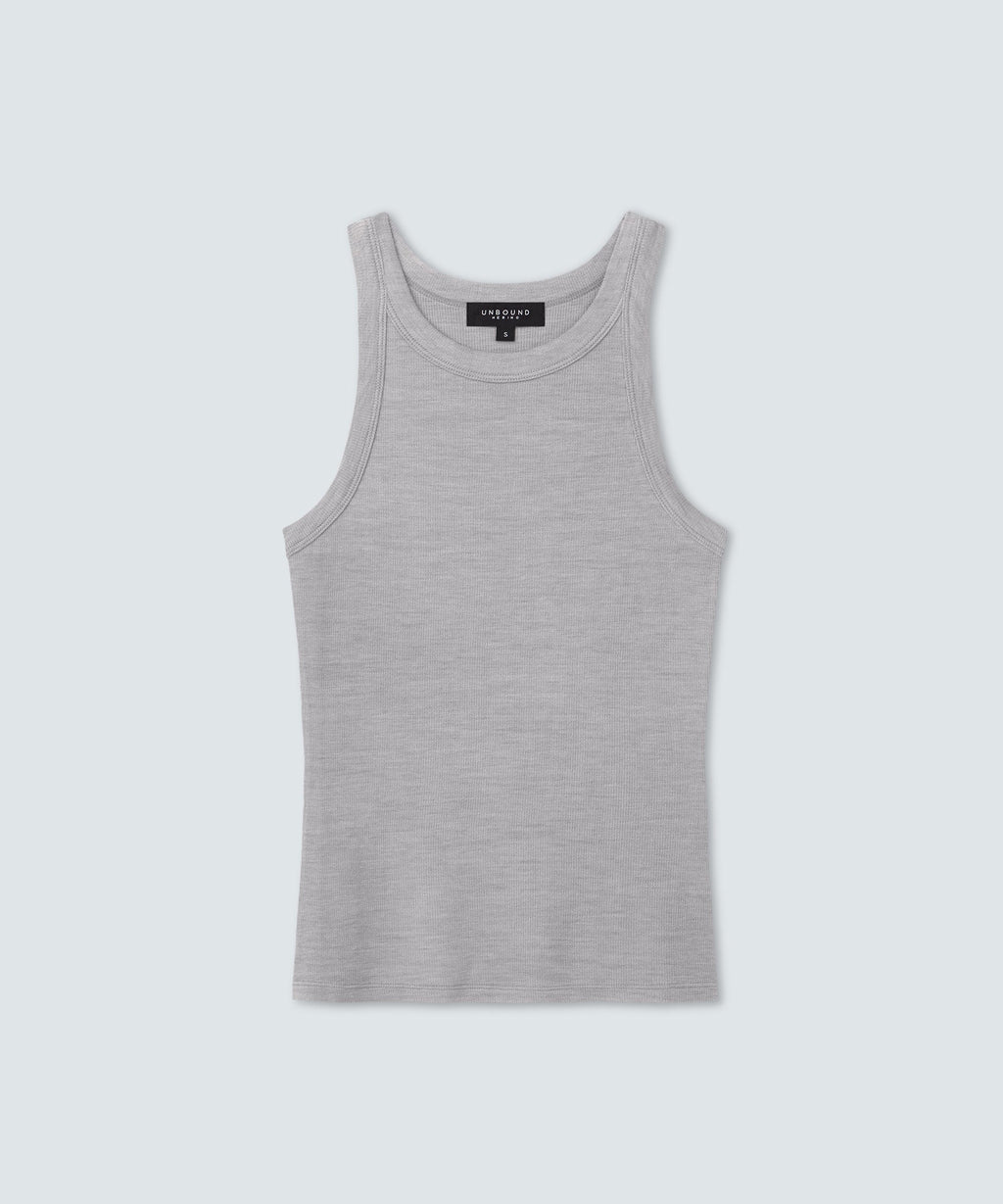 Women's Merino Rib Racer Tank