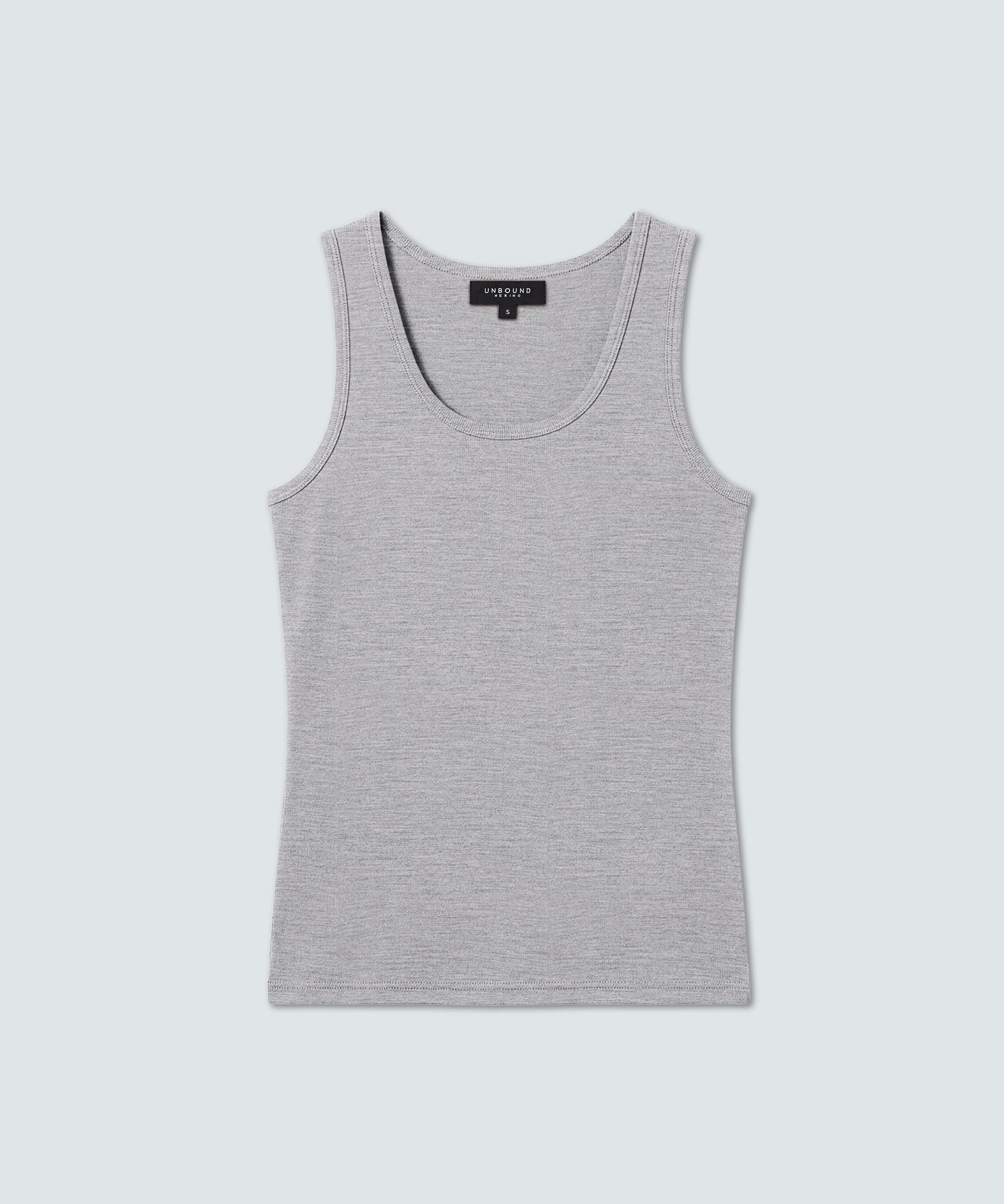 Women's Merino Rib Scoop Neck Tank