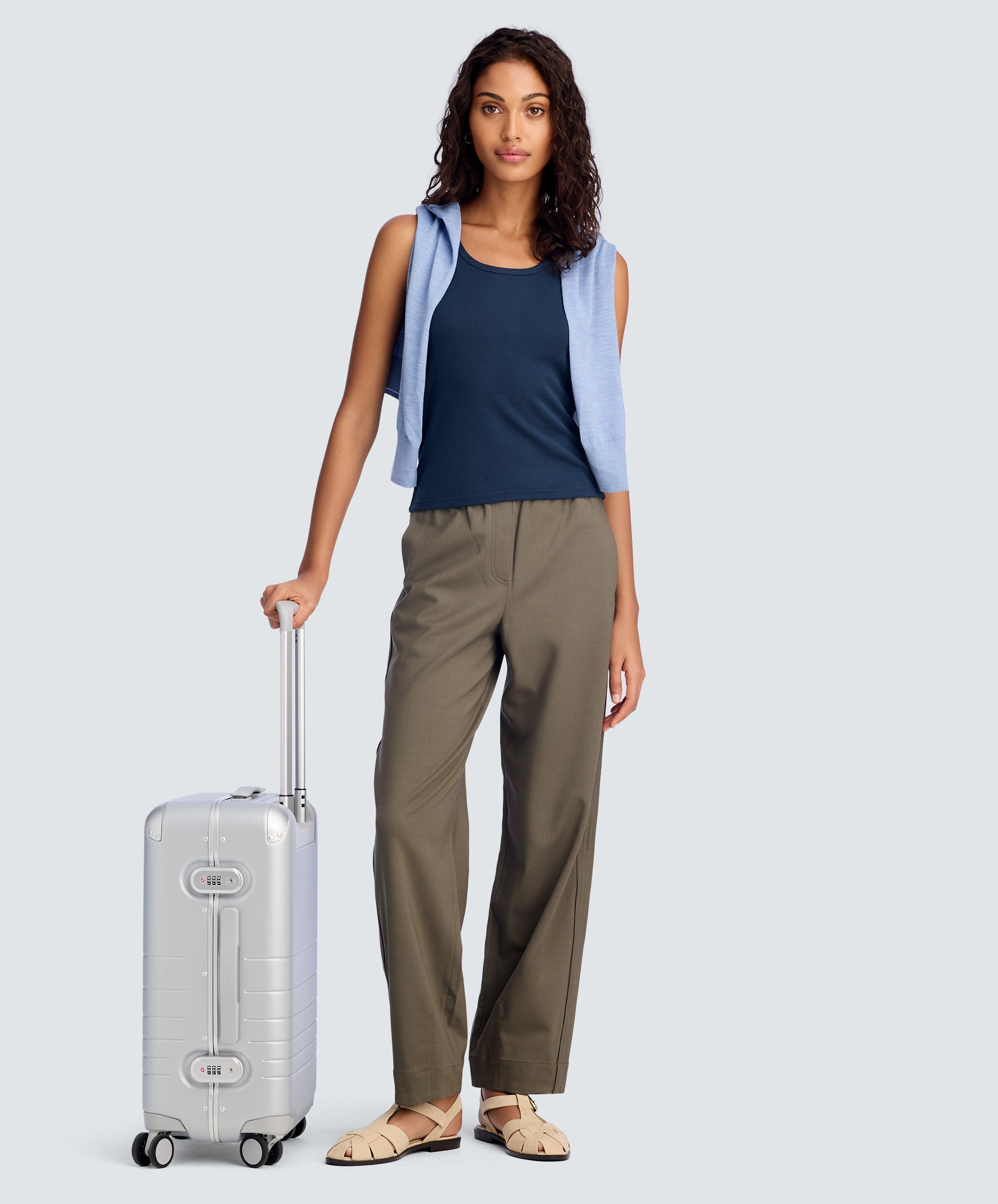 Women's Merino Rib Scoop Neck Tank