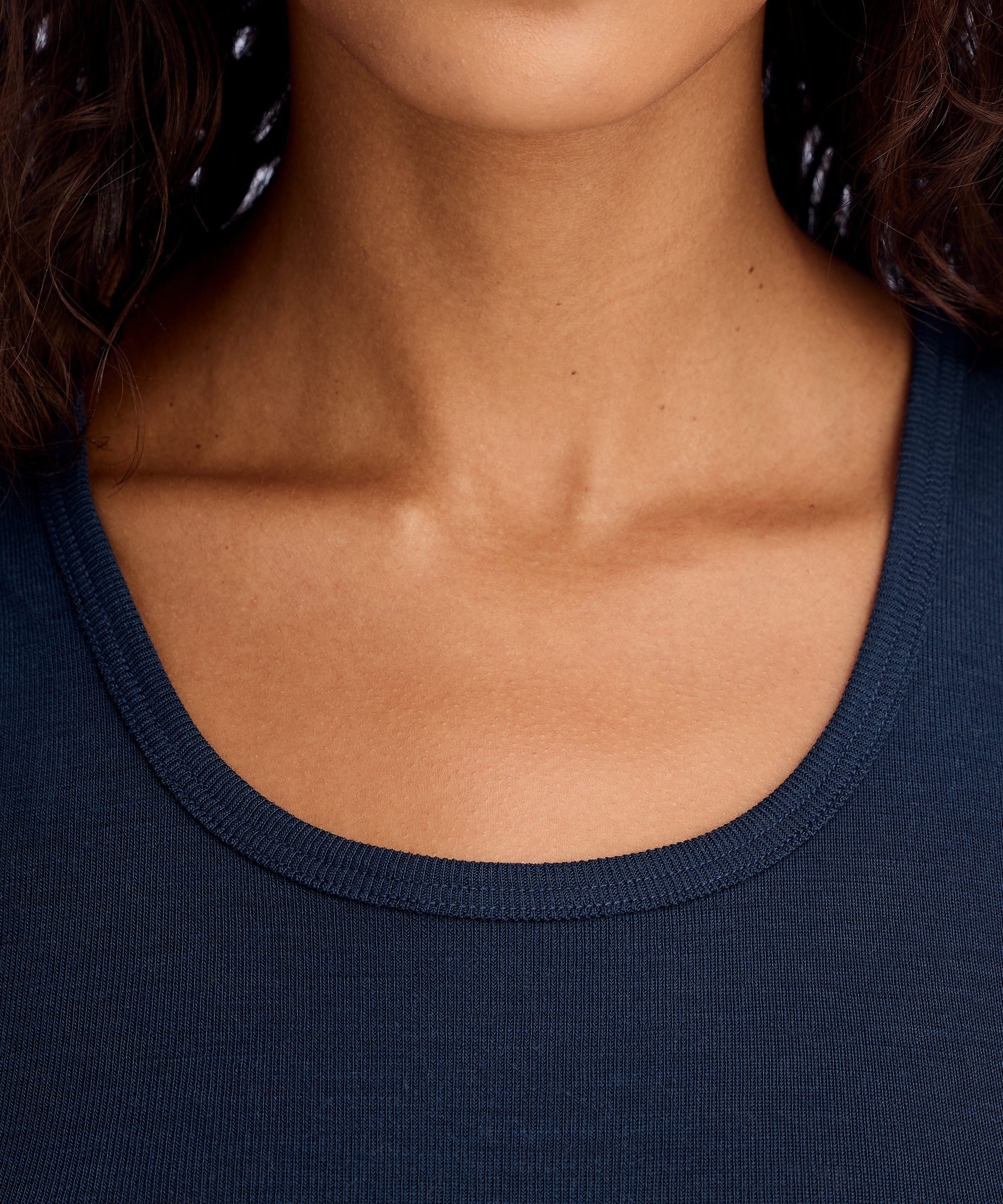 Women's Merino Rib Scoop Neck Tank