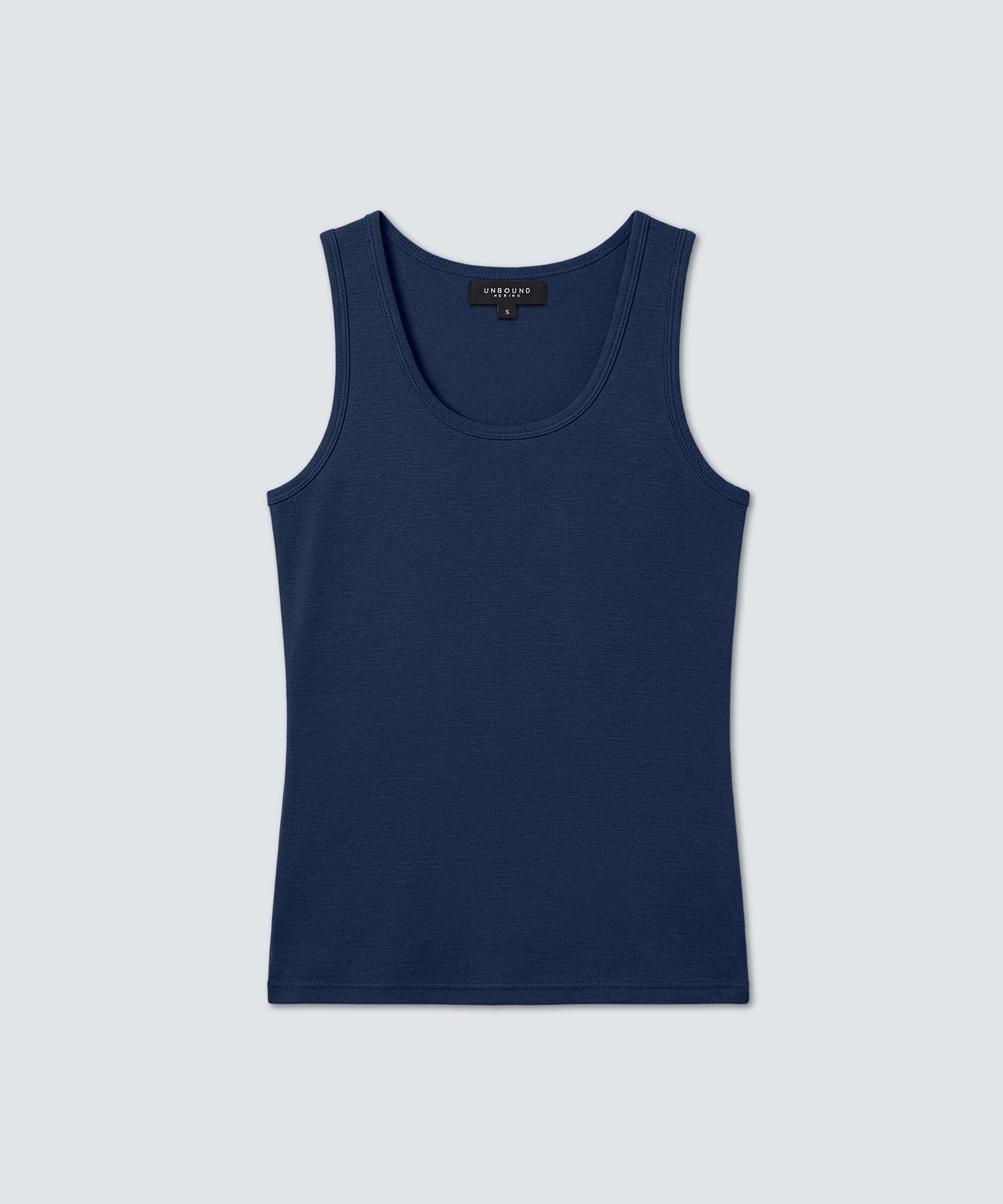 Women's Merino Rib Scoop Neck Tank