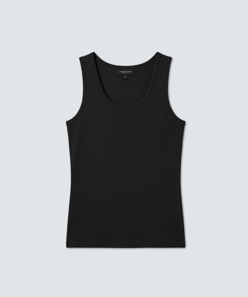 Women's Merino Rib Scoop Neck Tank