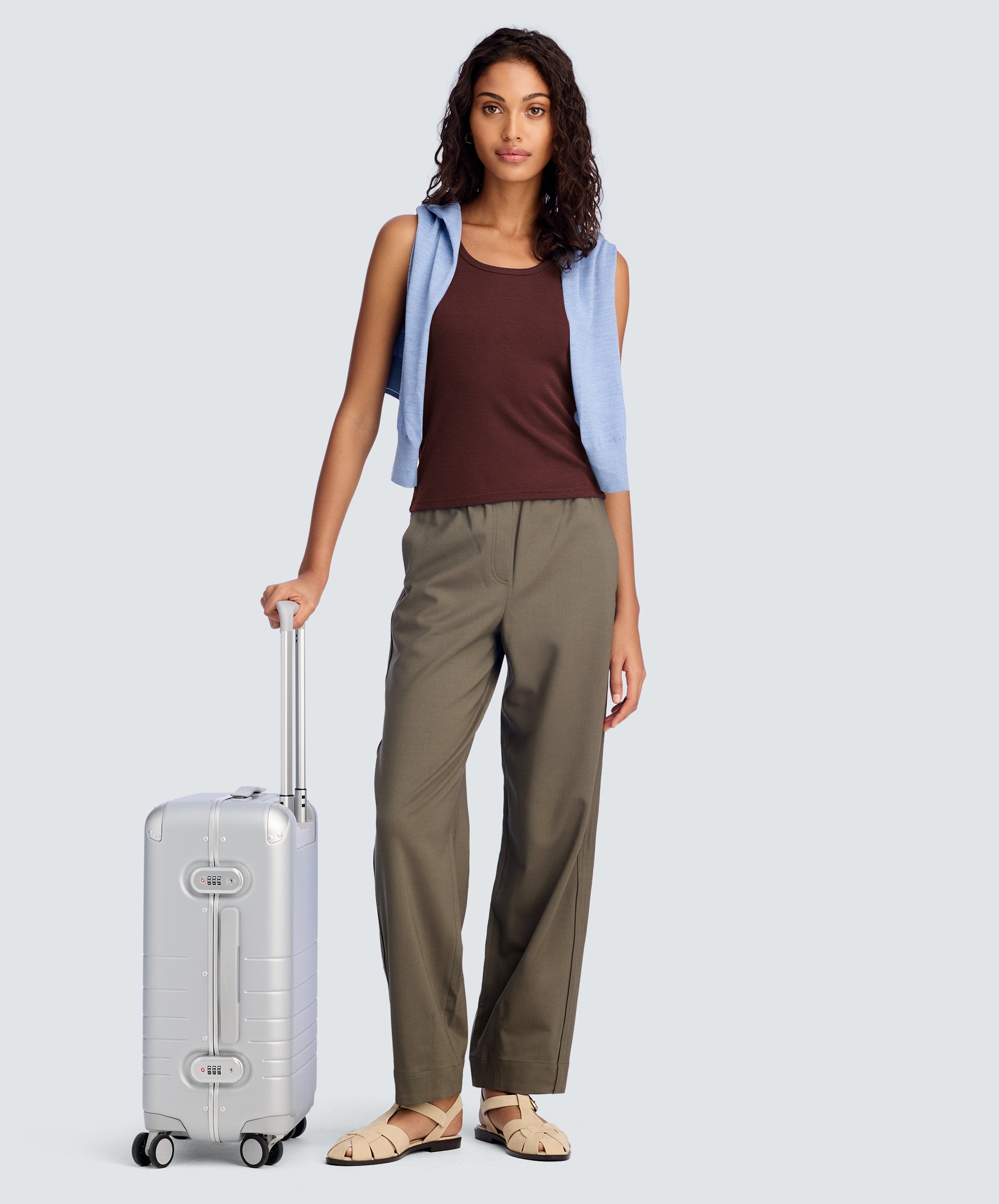 Women's Merino Rib Scoop Neck Tank