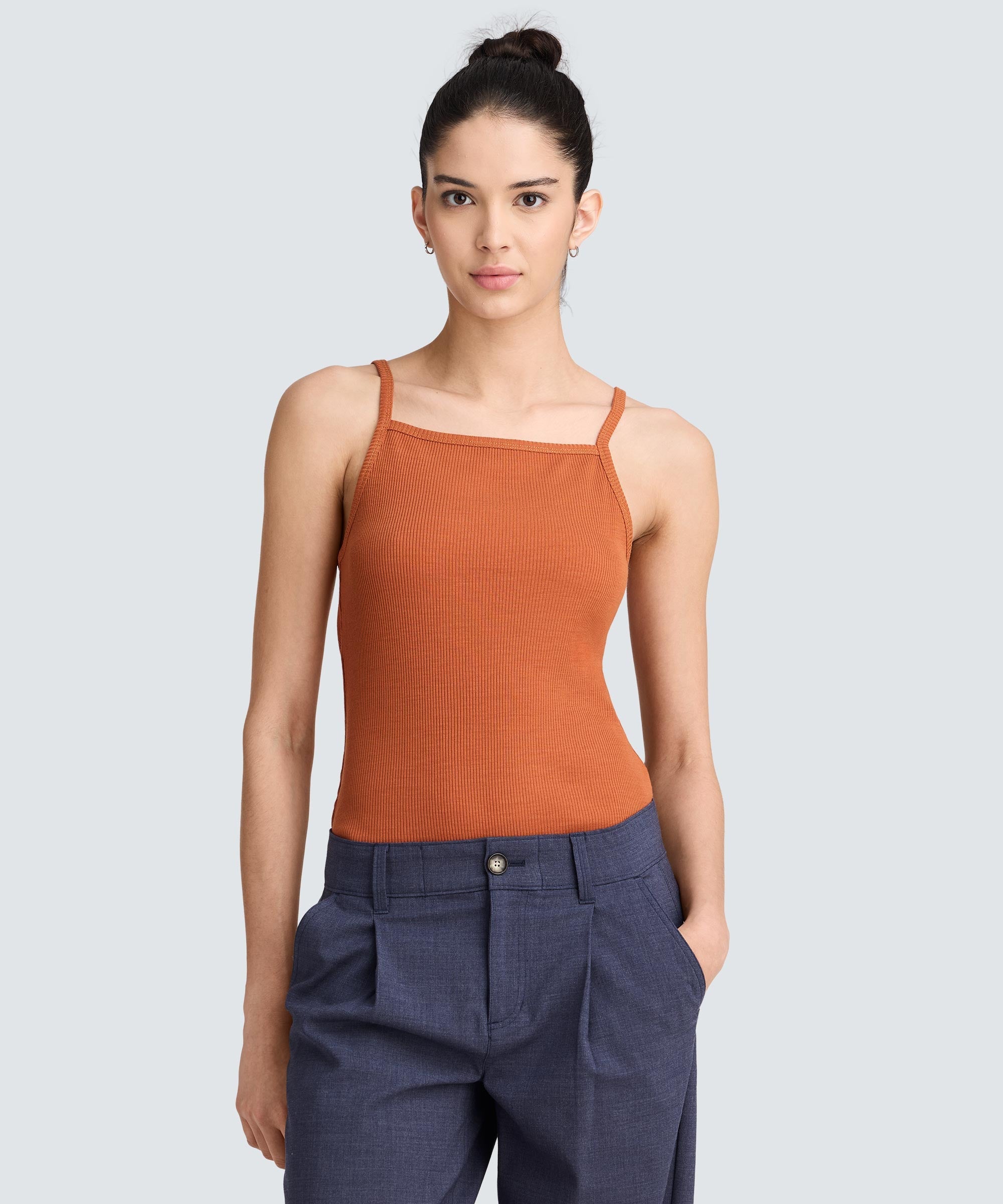 Women's Merino Tencel Rib Tank