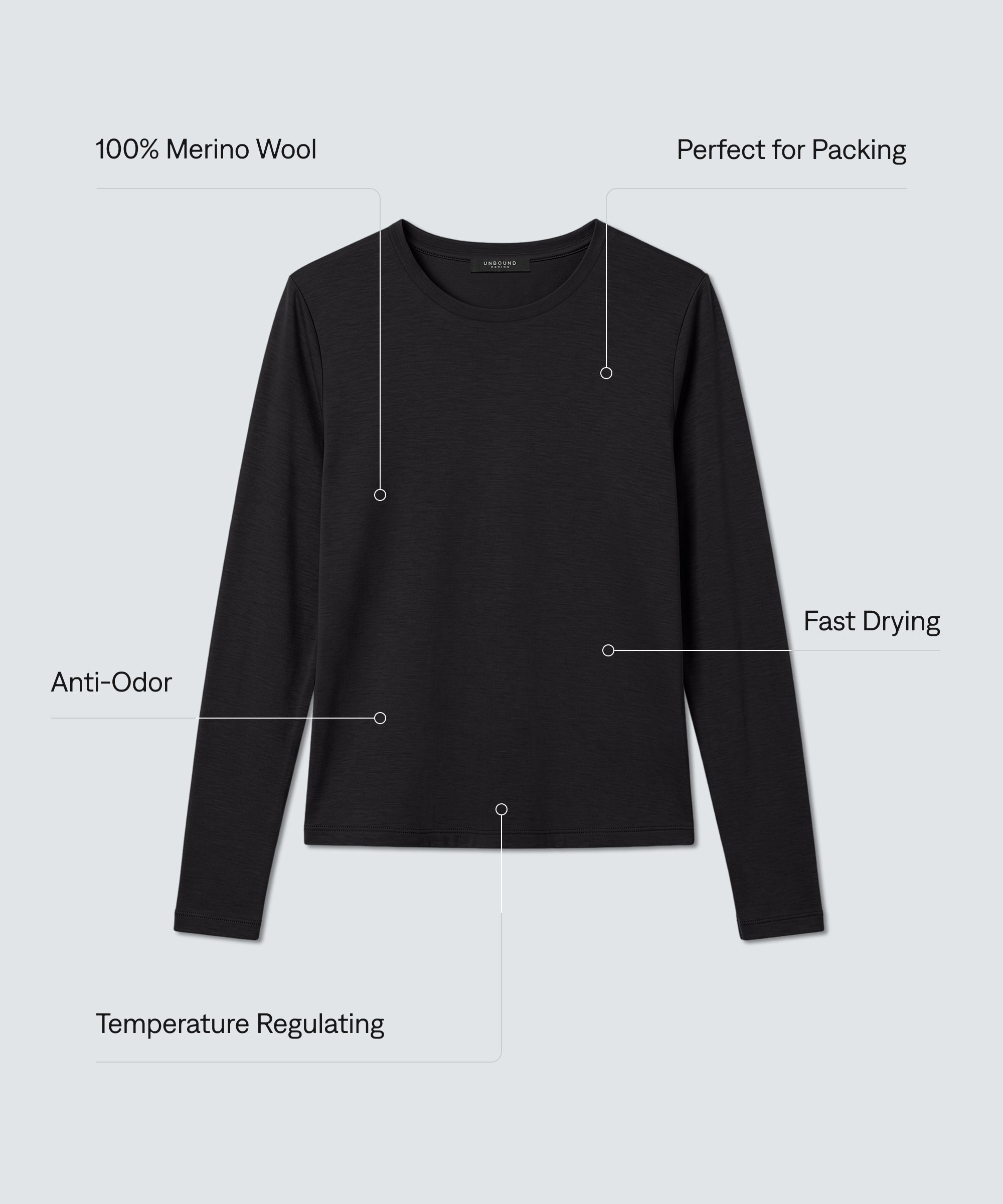 Women's Ultrafine Merino Sleep Longsleeve