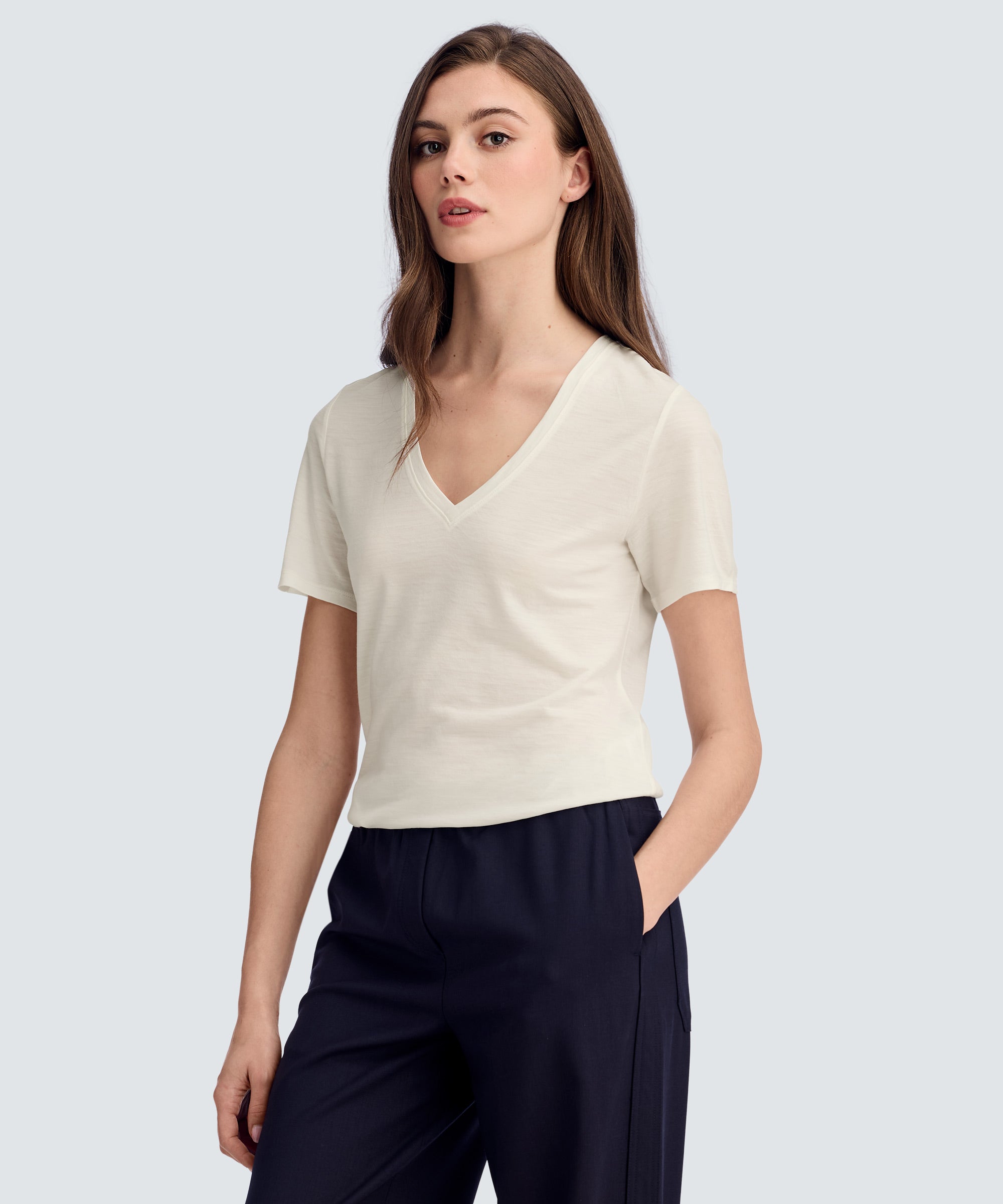 Women's Ultralight Merino V-Neck T-Shirt