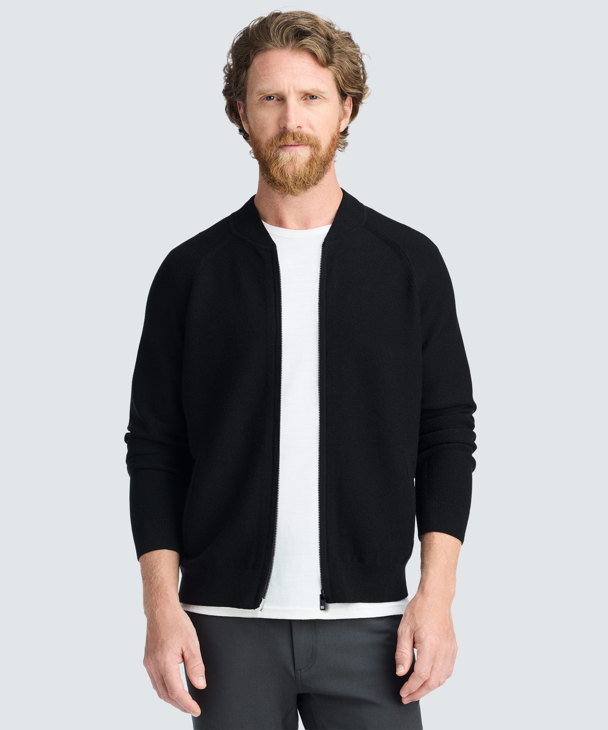 Men's Merino Knit Bomber