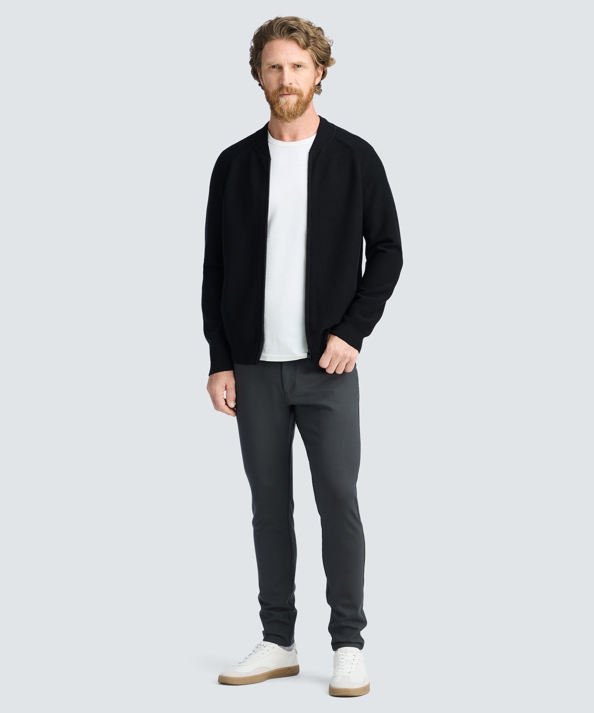 Men's Merino Knit Bomber