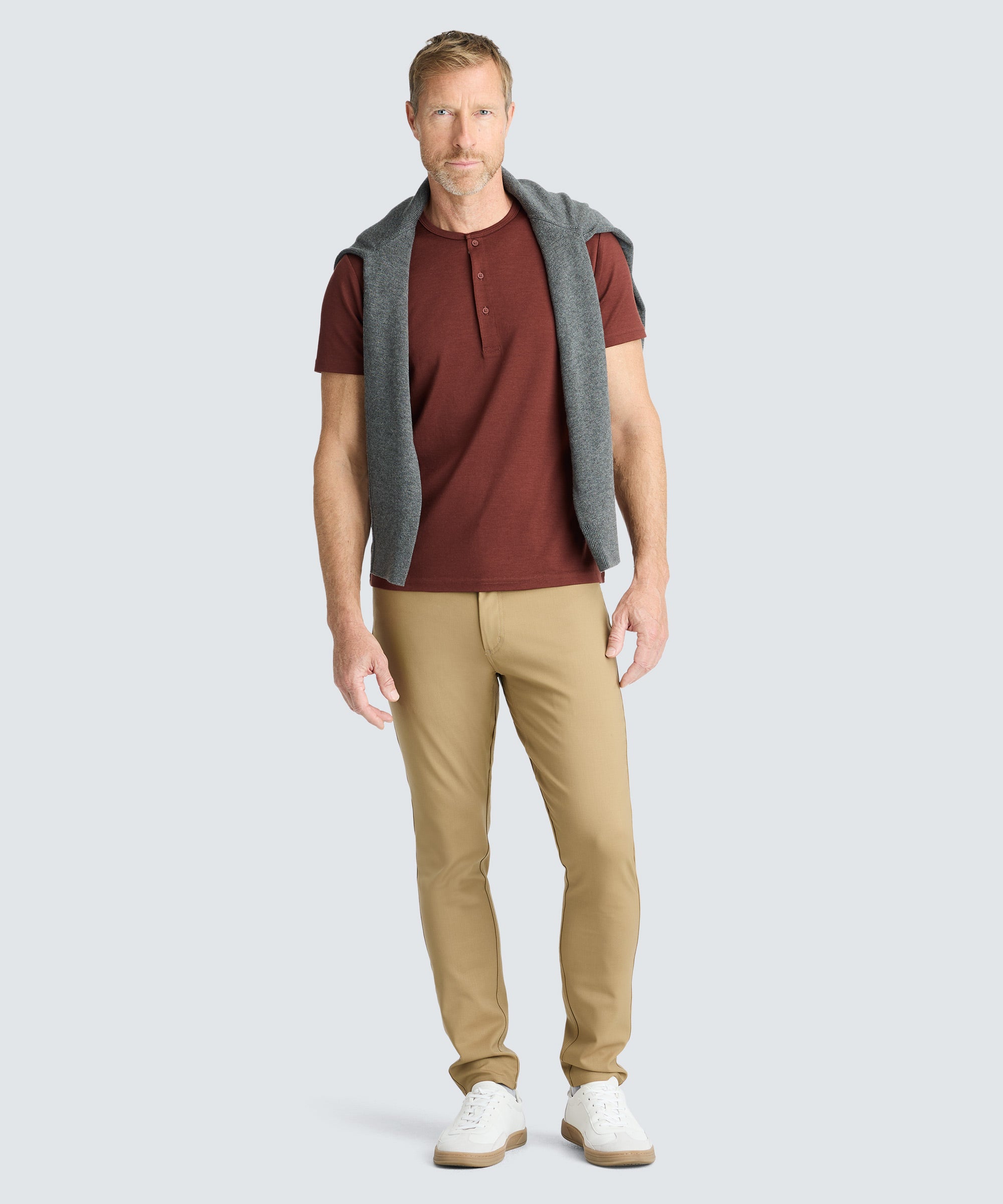 Men's Merino Short Sleeve Henley