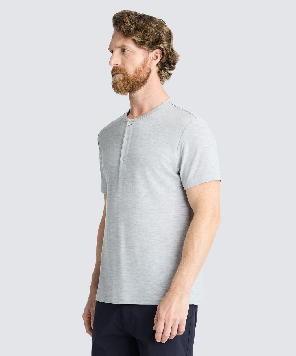 Men's Merino Short Sleeve Henley