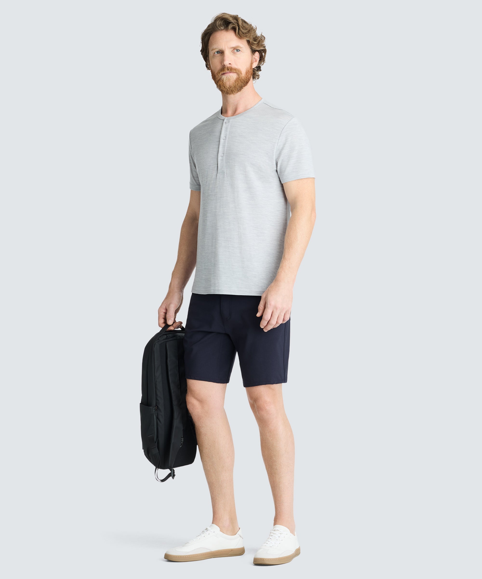 Men's Merino Short Sleeve Henley
