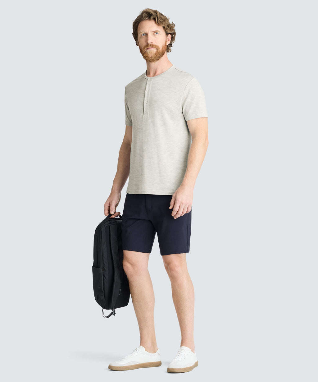 Men's Merino Short Sleeve Henley