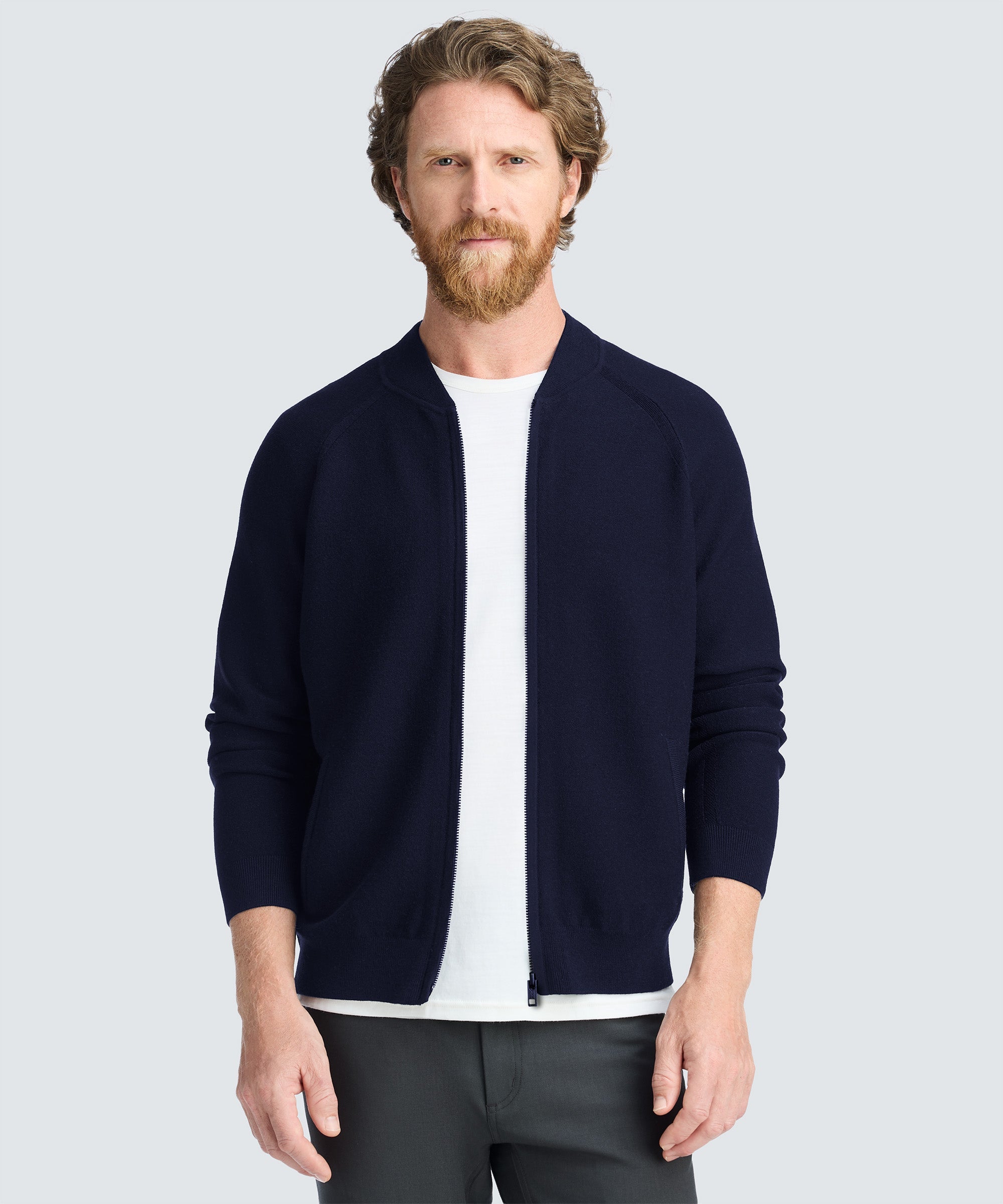 Men's Merino Knit Bomber