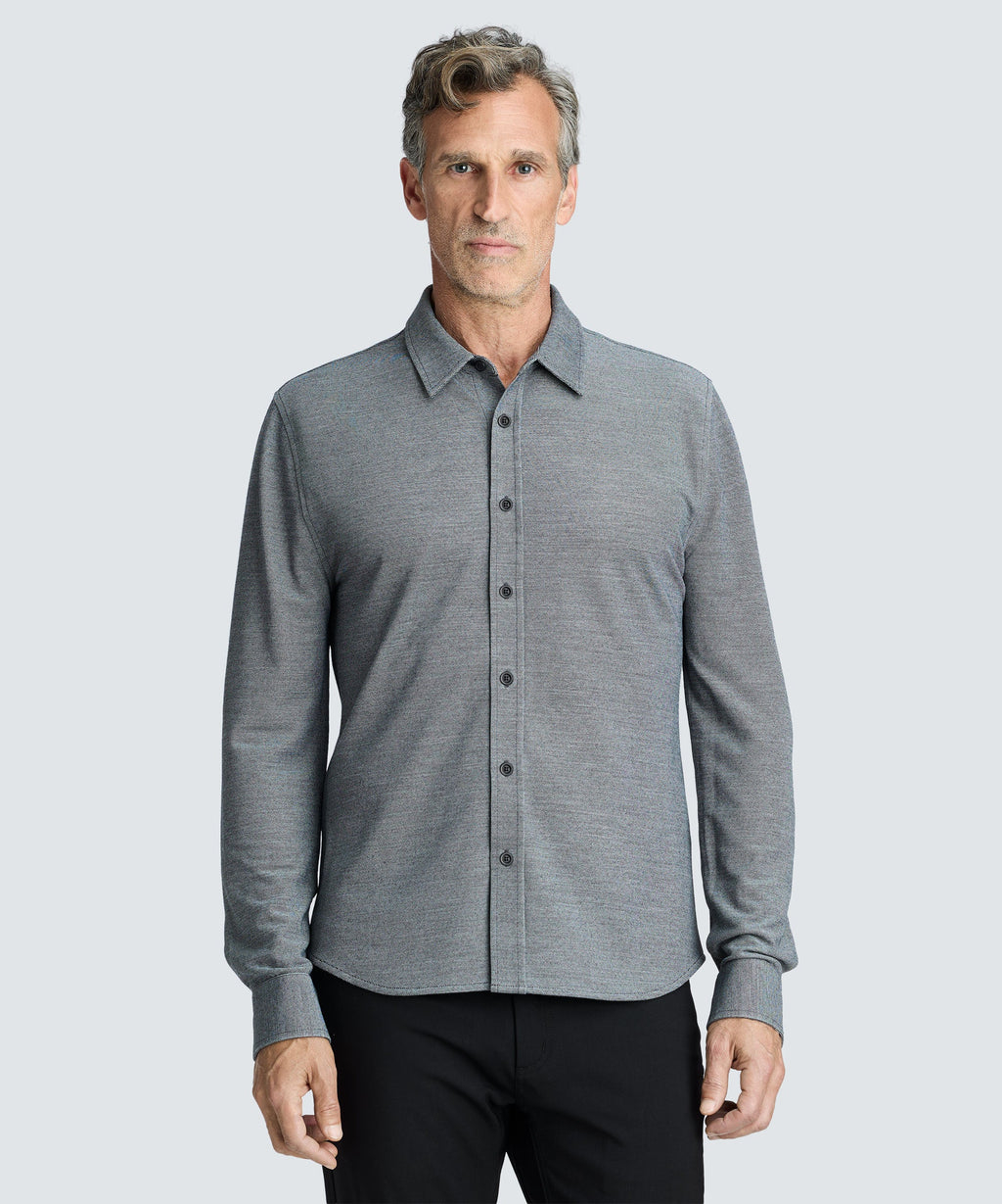 Men's Merino Button-Up