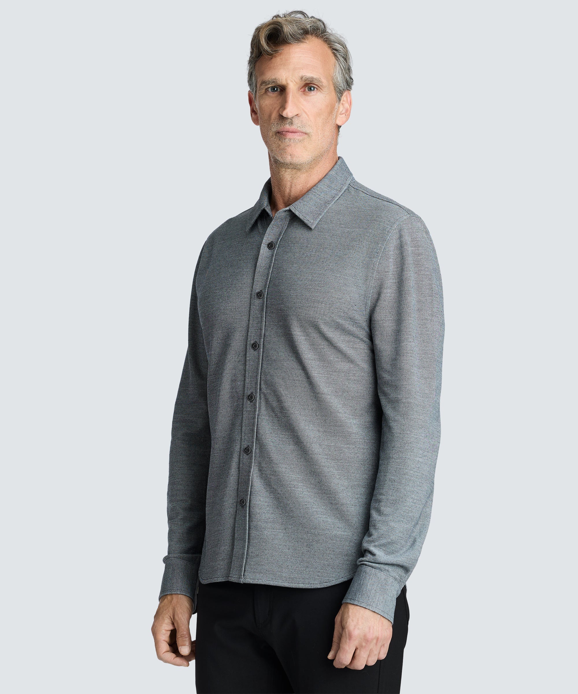 Men's Merino Button-Up