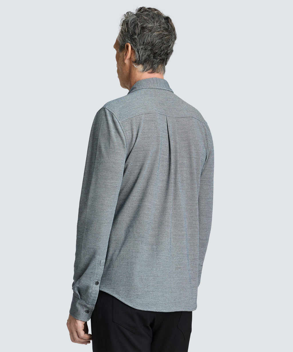 Men's Merino Button-Up