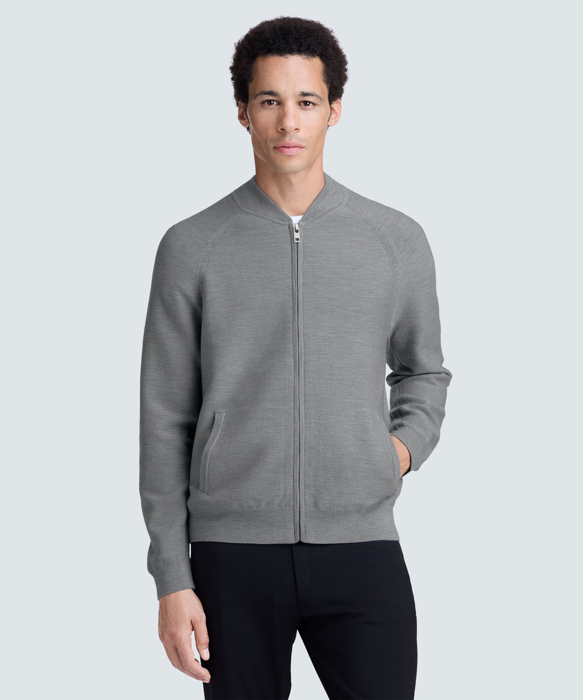 Men's Merino Knit Bomber