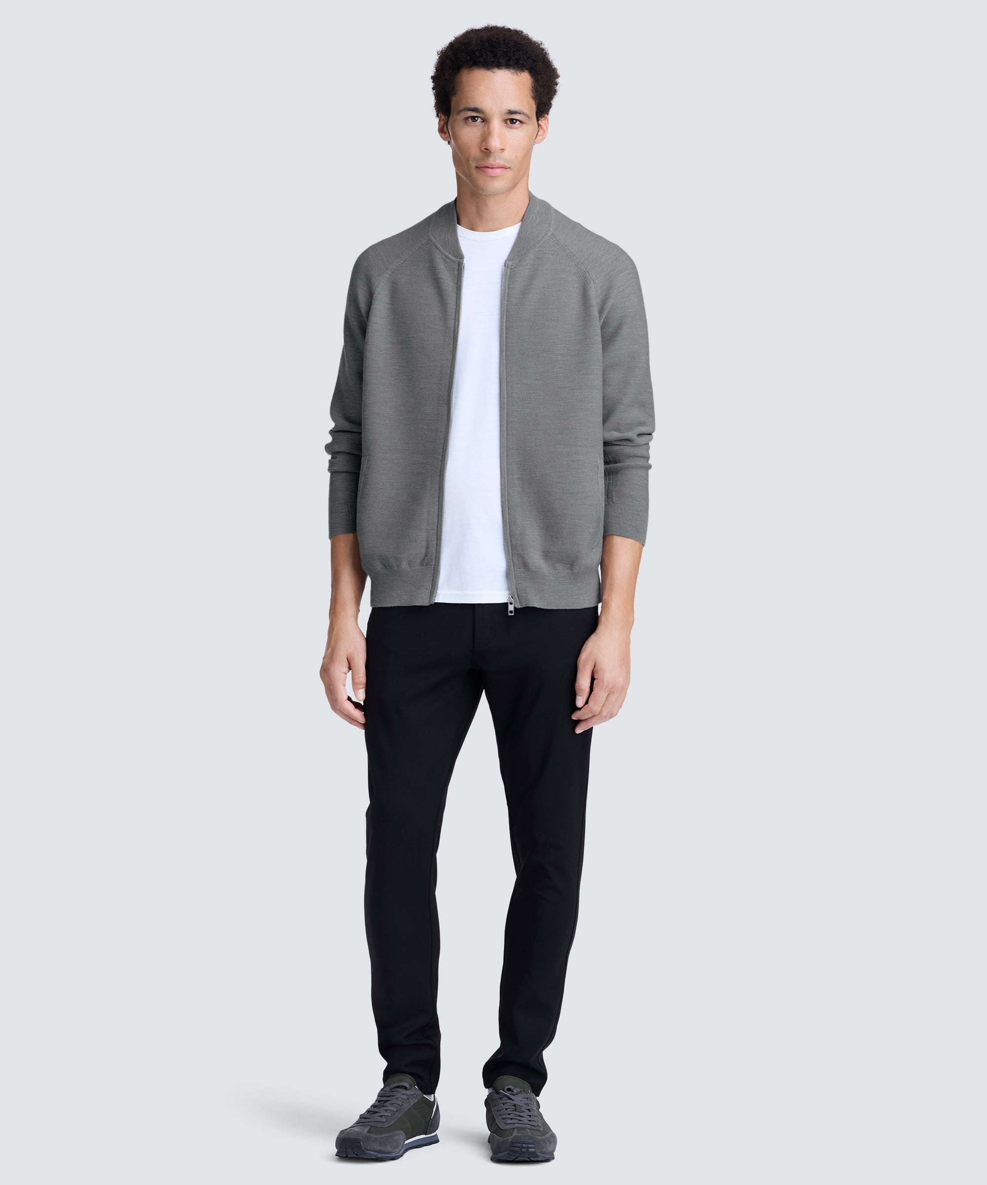Men's Merino Knit Bomber