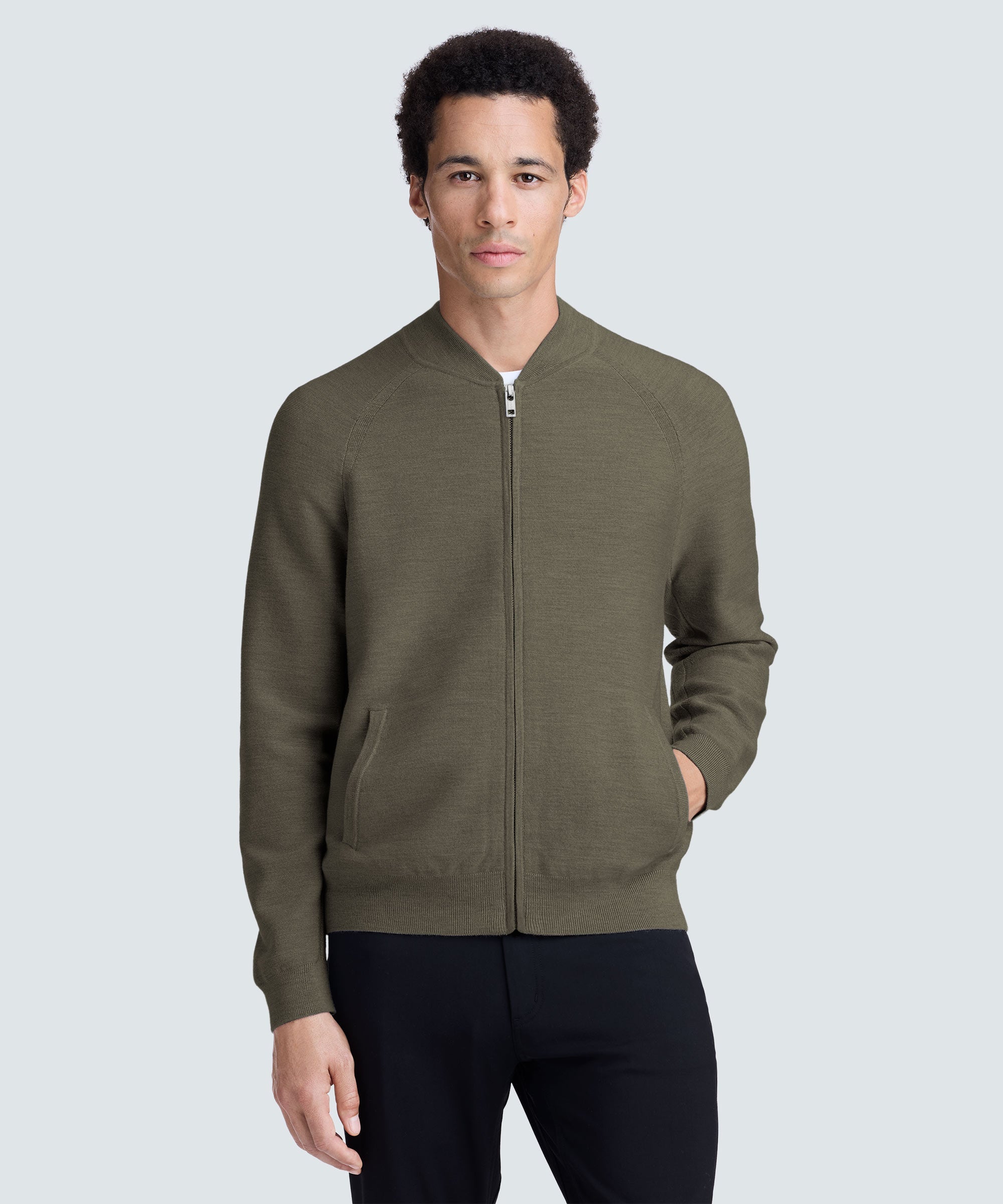 Men's Merino Knit Bomber